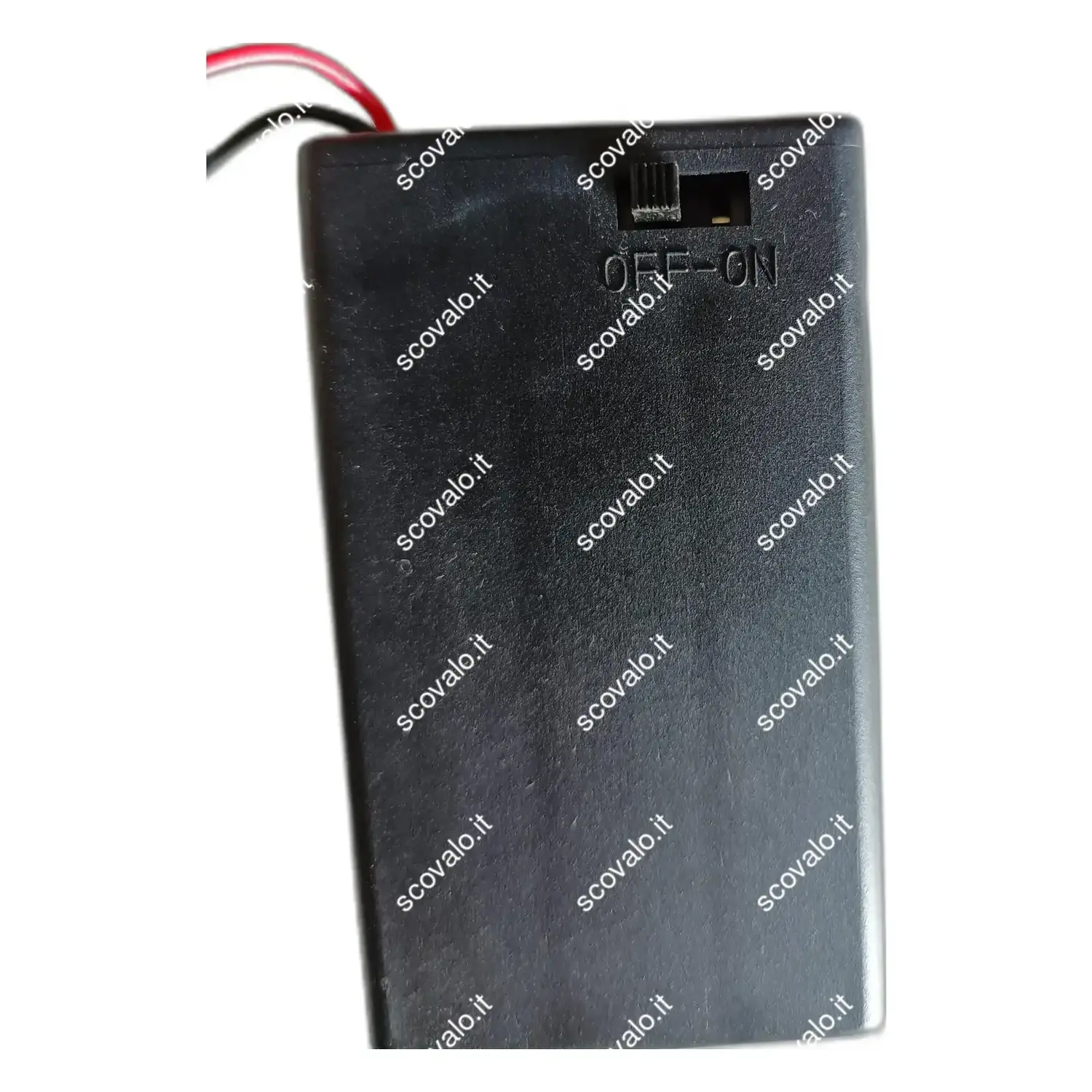 immagine portabatterie 3 x mini stilo aaa con interruttore contenitore box batteria