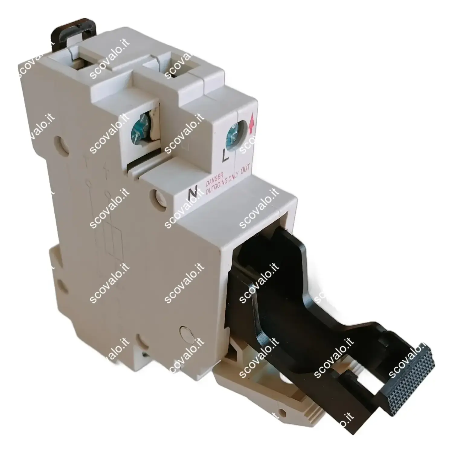 immagine portafusibile da quadro barra fusibile din d02 1 modulo 32A