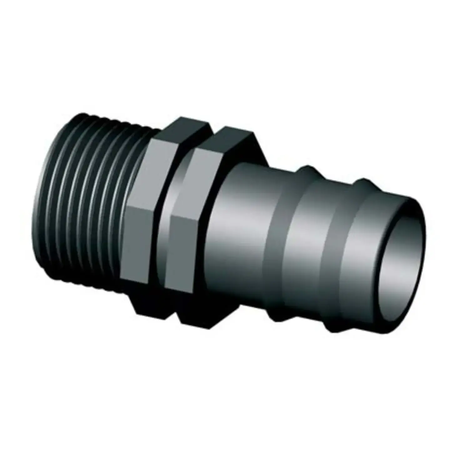 immagine 2 x portagomma pn filettato maschio irrigazione 16mm a 3/4"
