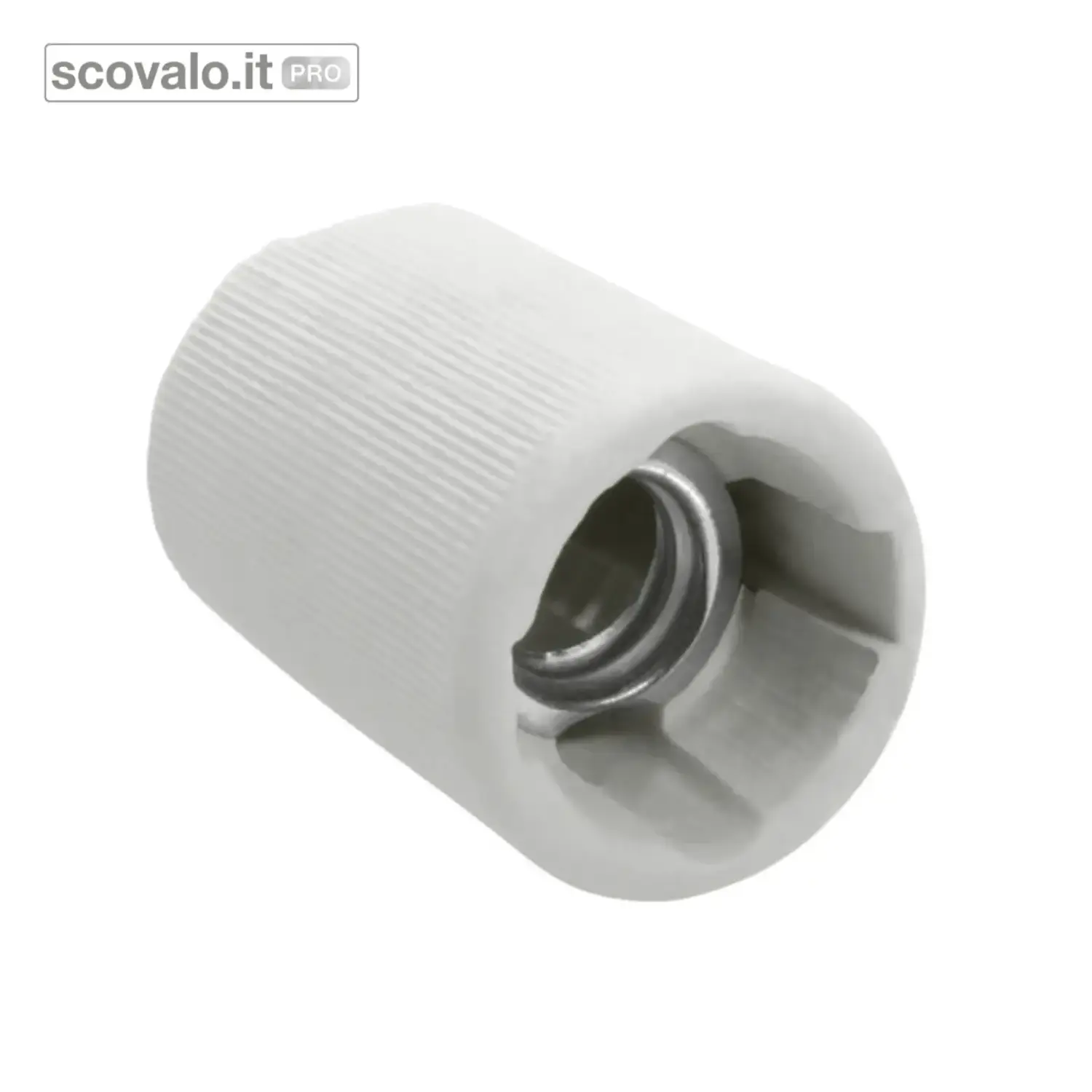 immagine del prodotto Portalampada Ceramica E14 Attacco Piccolo 250V 2A Morsetto a Vite 43mm
