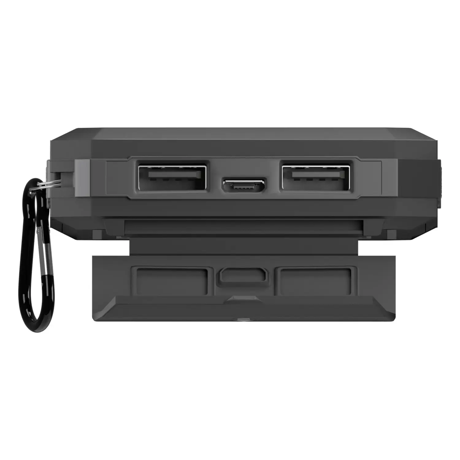 immagine Power Bank Solare 8000 mAh 10W Robusto con Bussola e Torcia SOS IP44