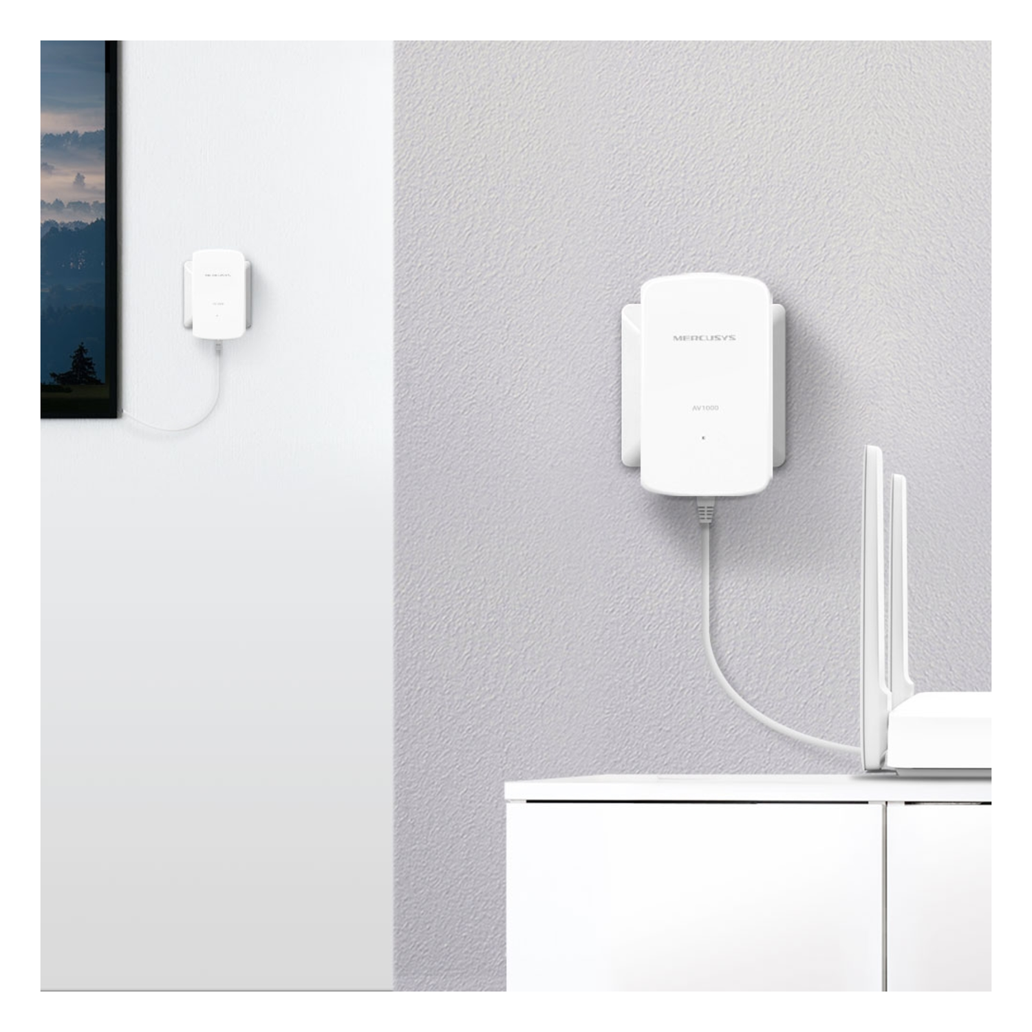 immagine powerline mercusys homeplug AV2 fino a 1000Mbps MP500KIT