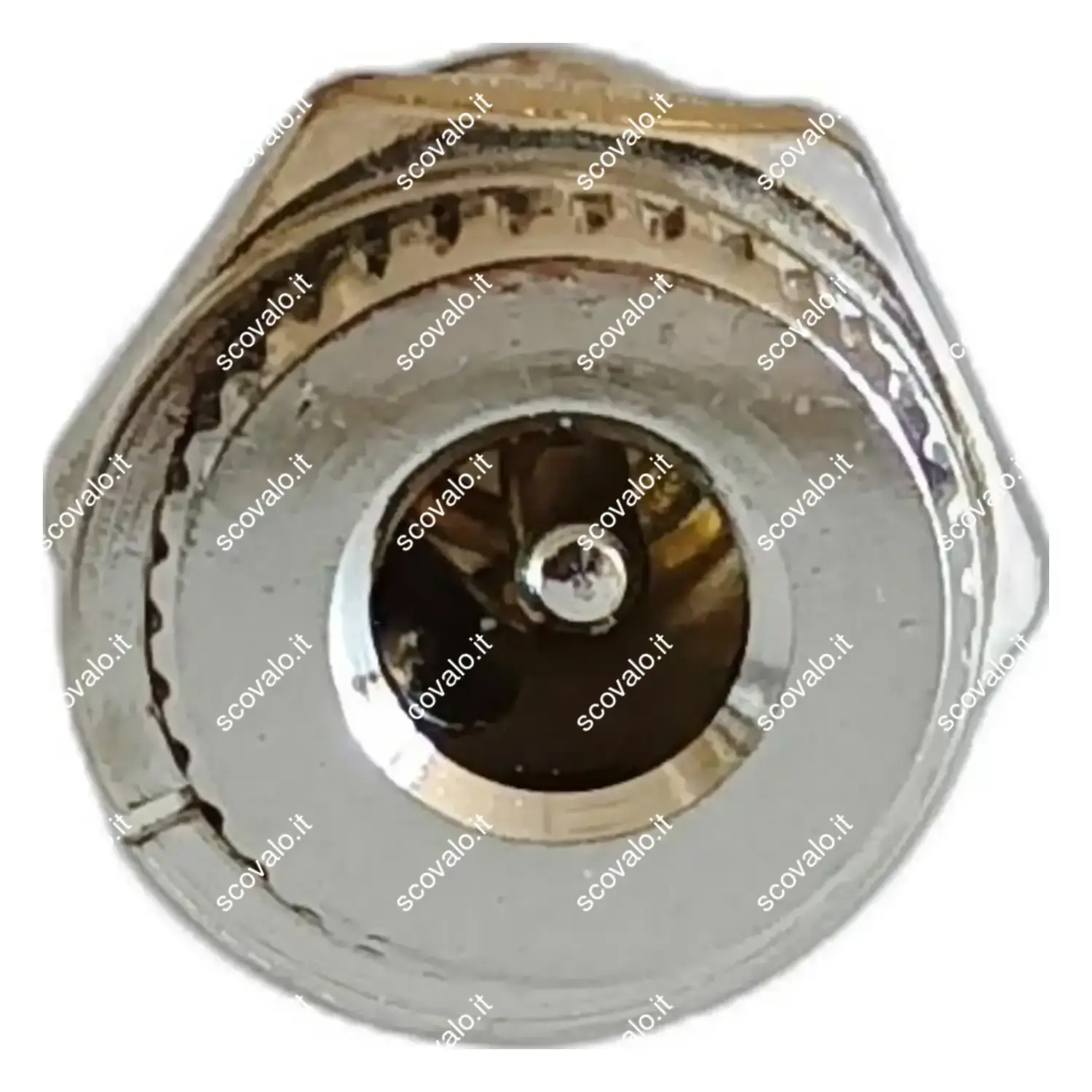 immagine presa da pannello di alimentazione dc perno 2,1 mm metallo
