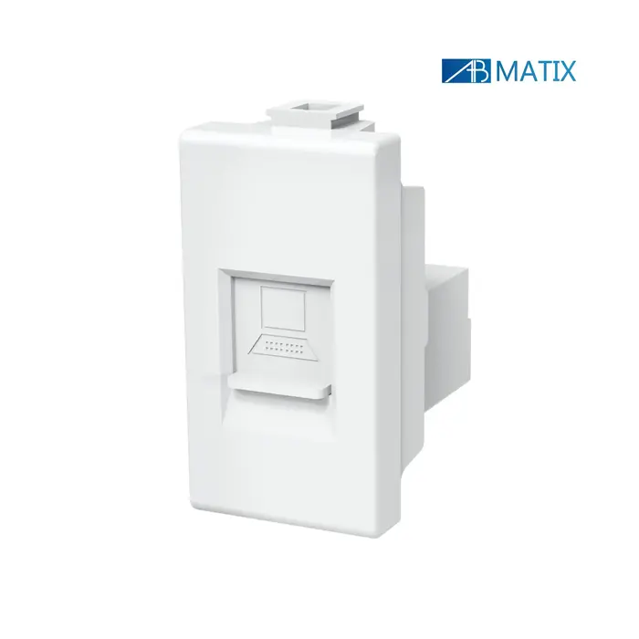 immagine del prodotto compatibile bticino matix presa rete rj45 bianco