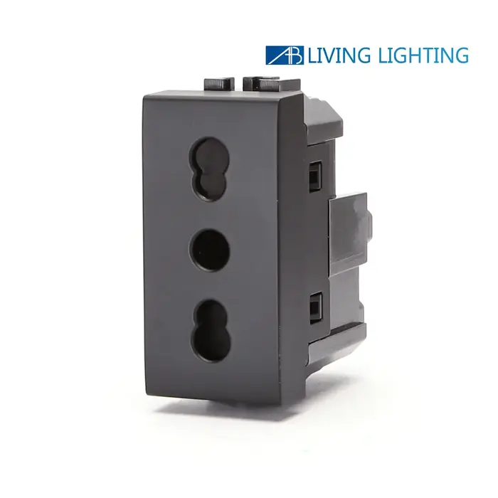 immagine del prodotto compatibile bticino livinglight living international nero presa bipasso 10-16a