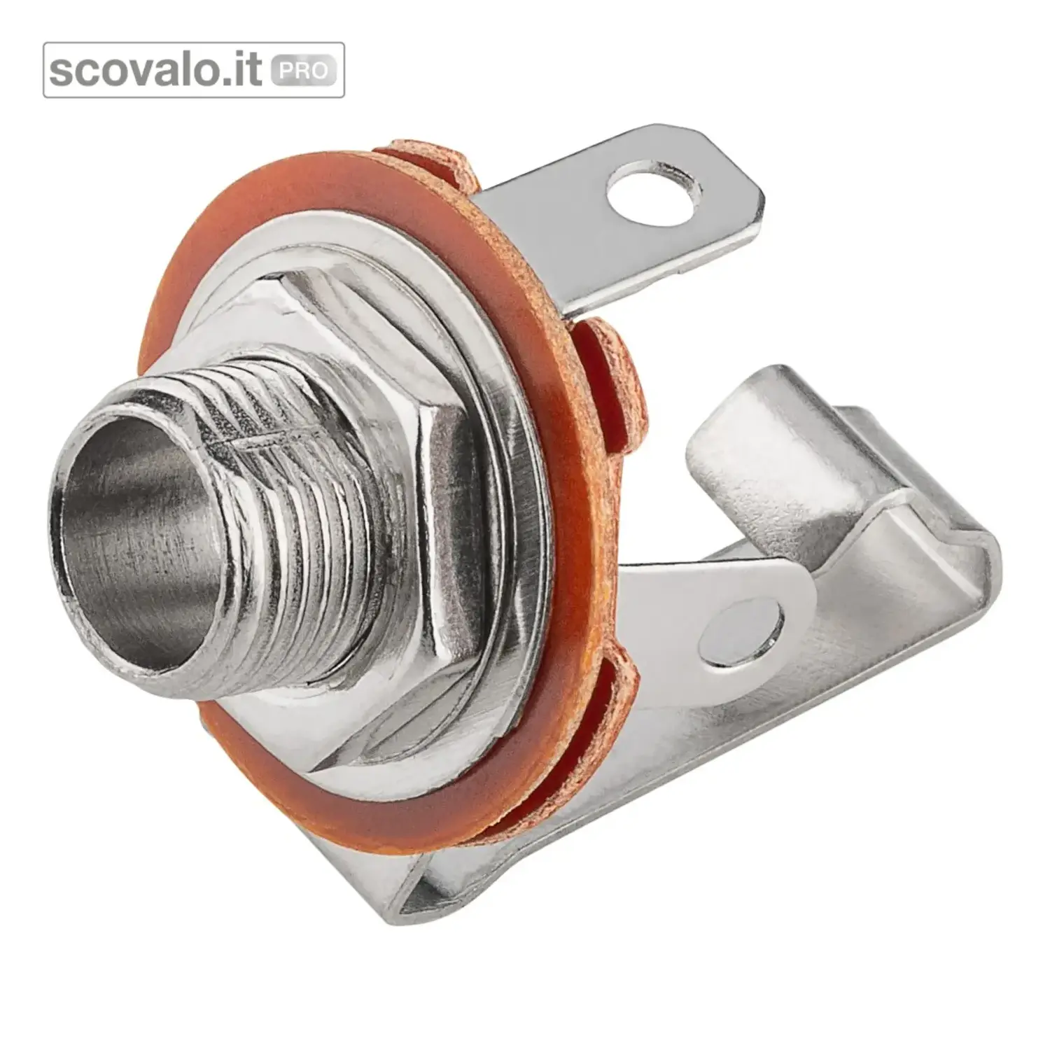immagine del prodotto Presa Jack 6.35mm Mono Femmina da Pannello con Ghiera e Dado
