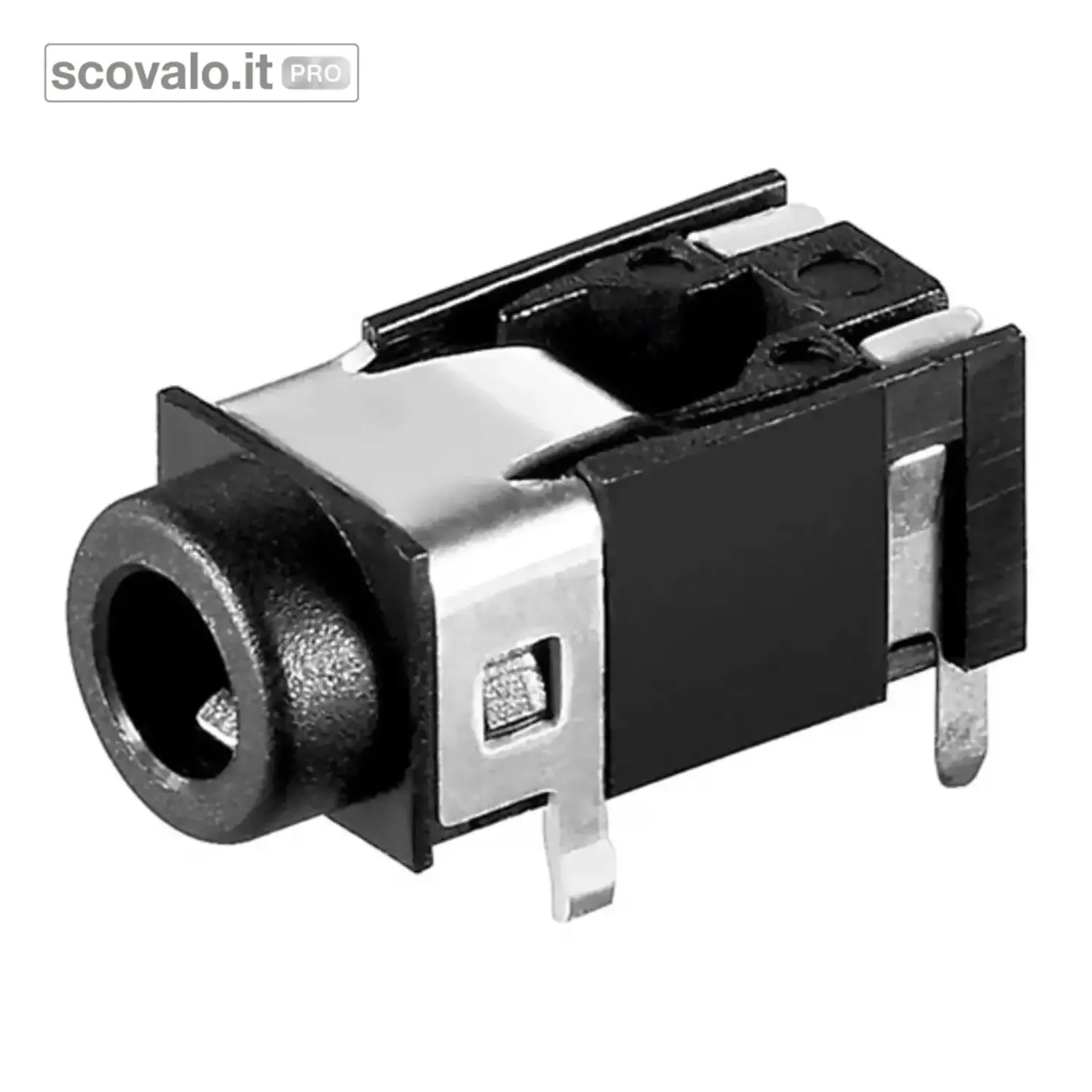 immagine del prodotto Presa Jack Stereo 3.5mm 4 Contatti PCB con Struttura Metallo/Plastica