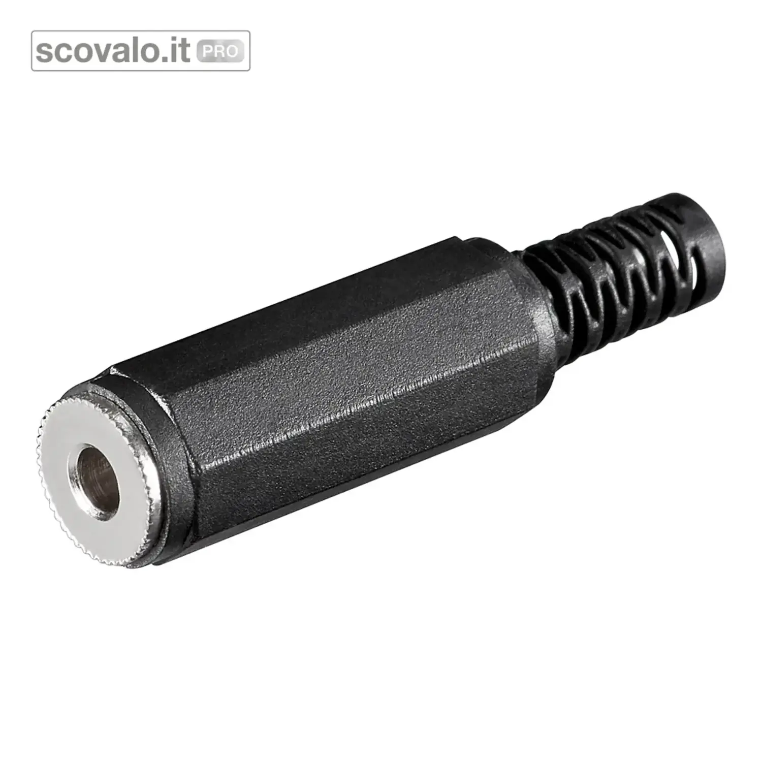 immagine del prodotto Presa Stereo Jack 3.5mm con Protezione Cavo e Guida Antipiega AUX