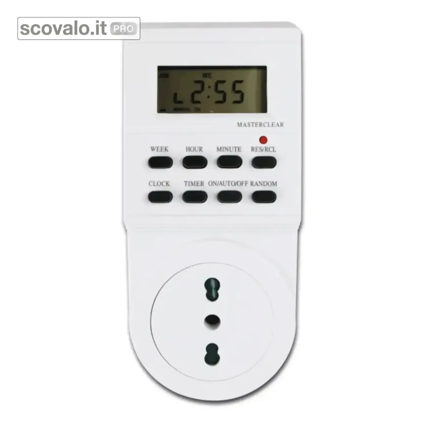 immagine del prodotto Timer Digitale Presa Programmabile 16A 3680W Programmazione Settimanale