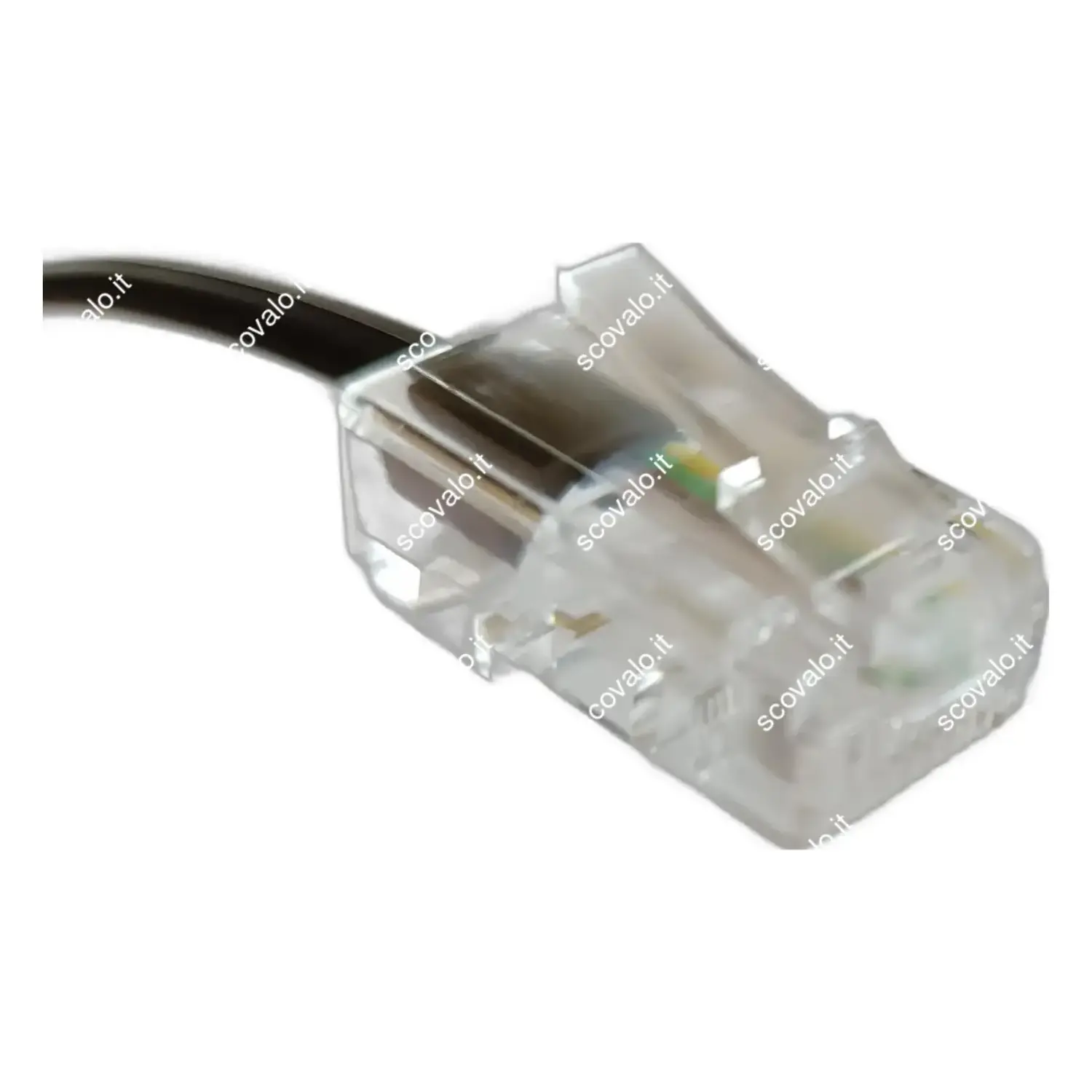 immagine prolunga sdoppiatore isdn spina e presa rj45 4c 8p 20 cm