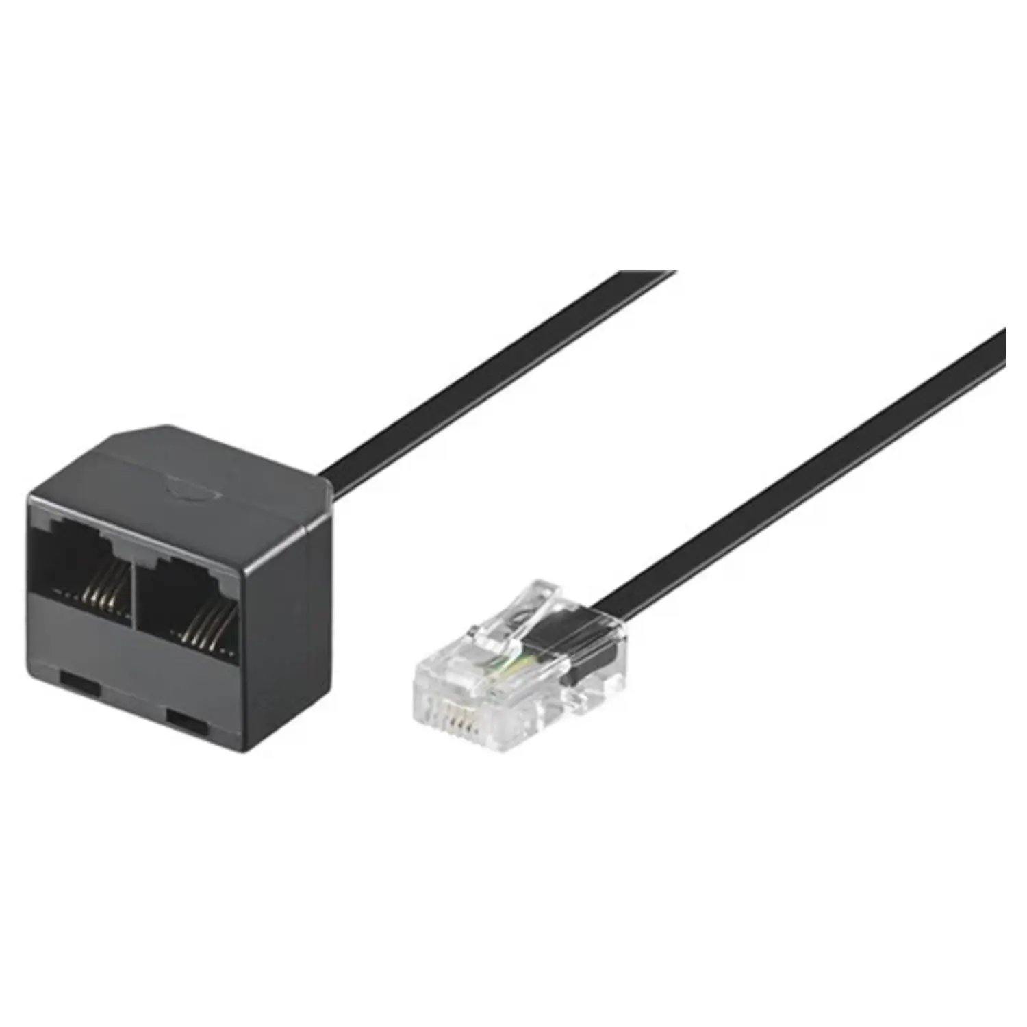 prolunga sdoppiatore isdn spina e presa rj45 4c 8p 20 cm