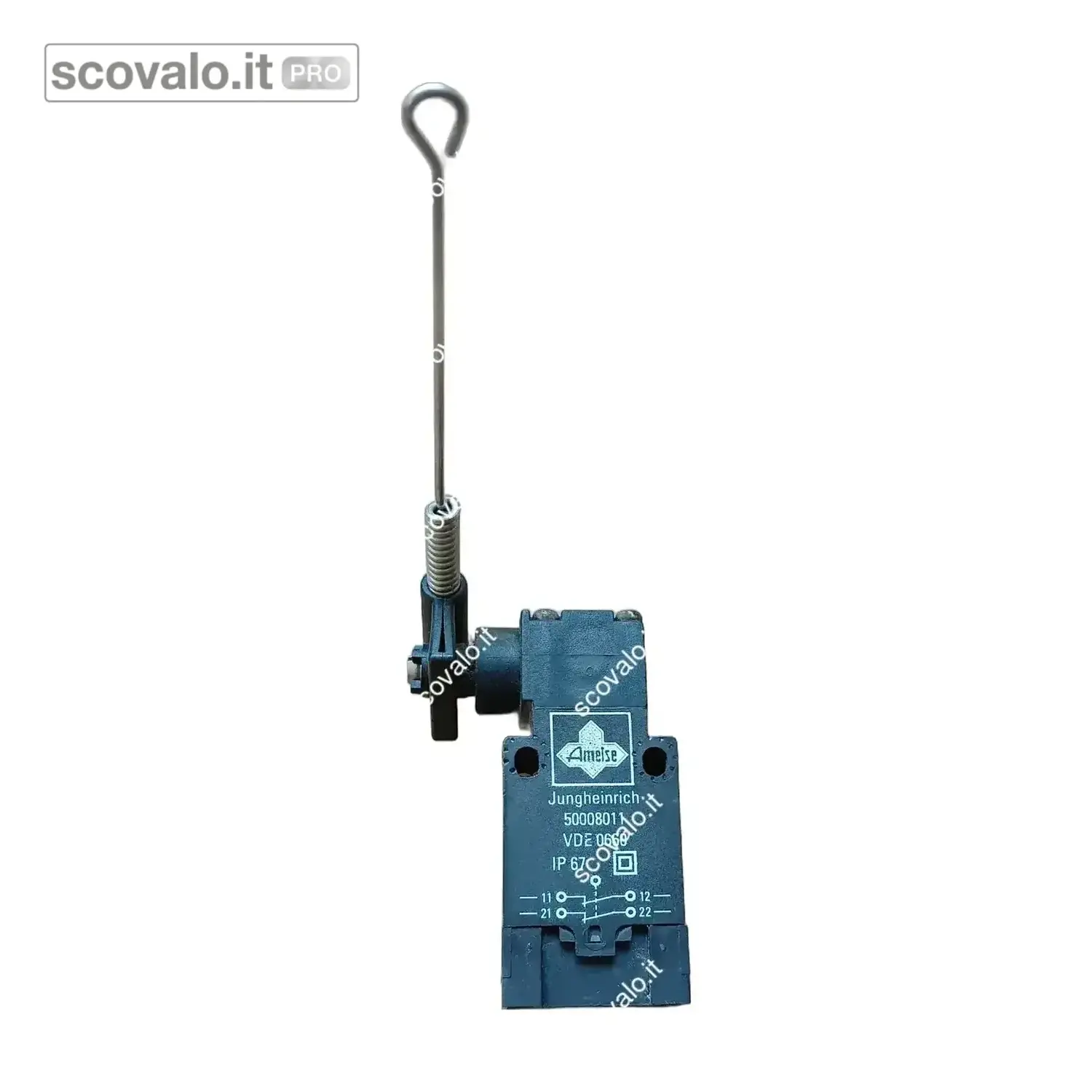 immagine del prodotto Pulsante a Molla Jungheinrich 50008011 Doppio Contatto Bipolare IP67 Usato