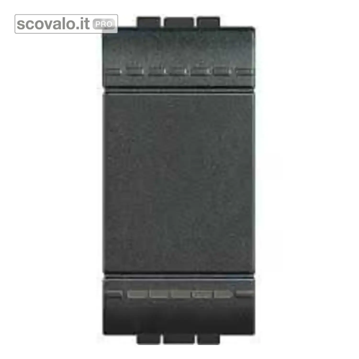 immagine del prodotto Pulsante Bticino LivingLight 1 Modulo Nero 16A Accensione Luce Originale LN4950