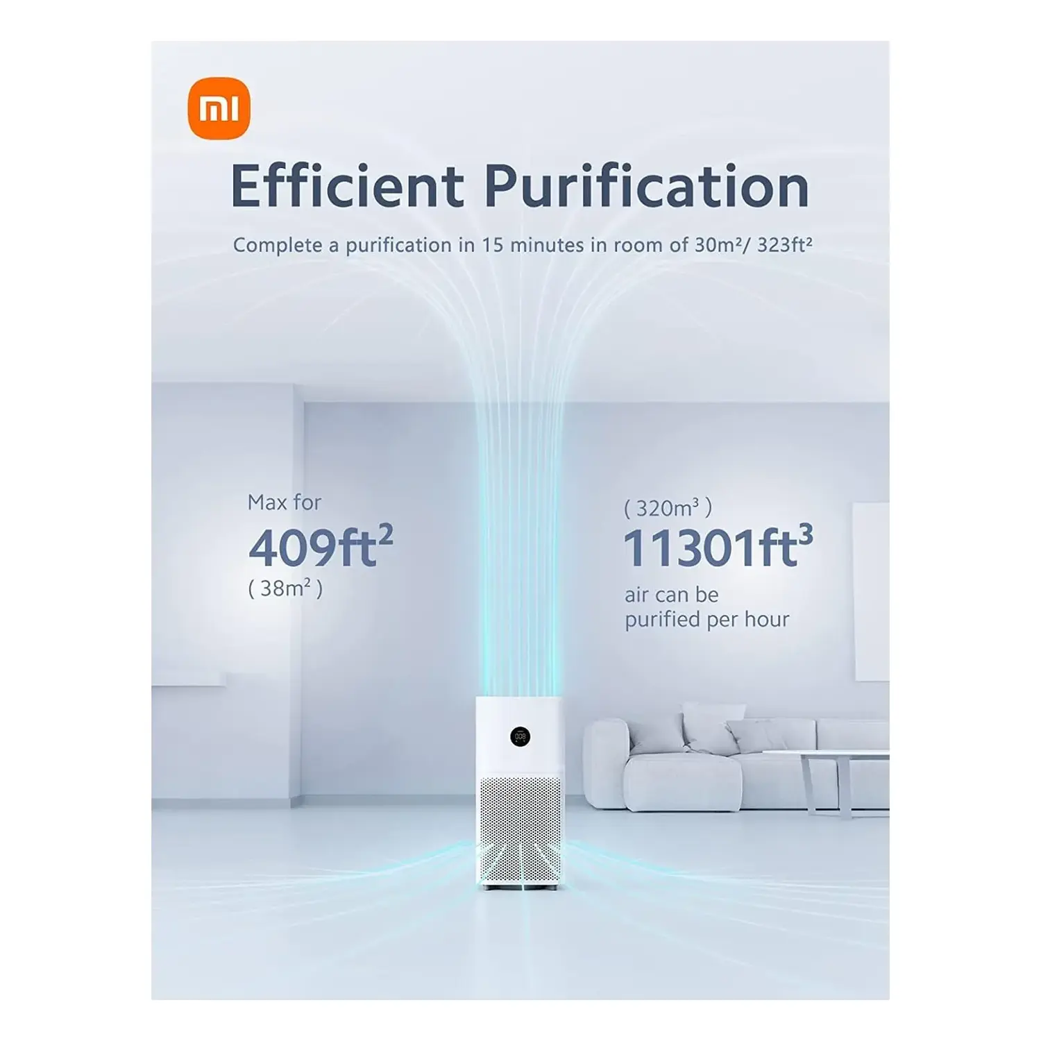 immagine purificatore aria Xiaomi Mi Air Purifier 3C smart con app usato