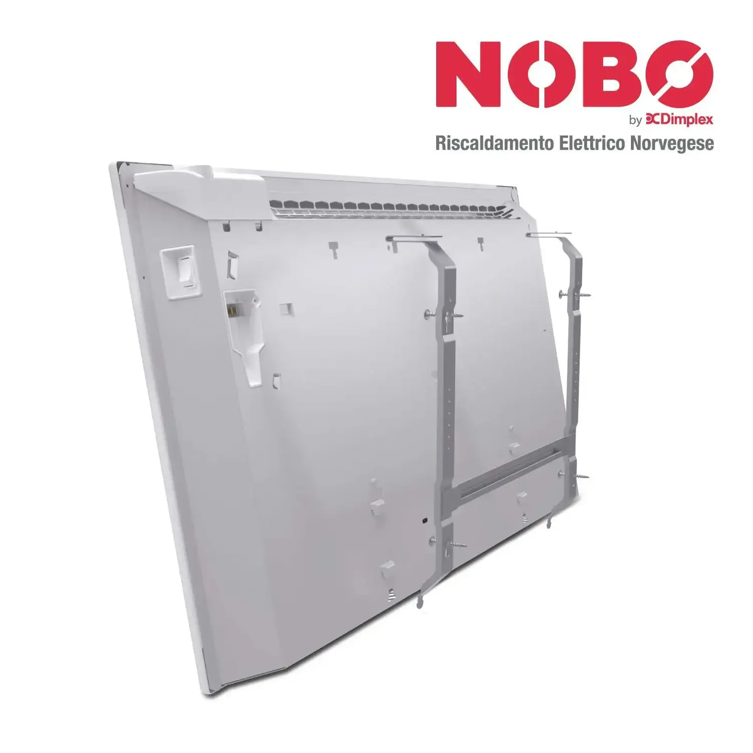 immagine radiatore elettrico norvegese nobo 750watt termostato digitale NCU-2Te usato