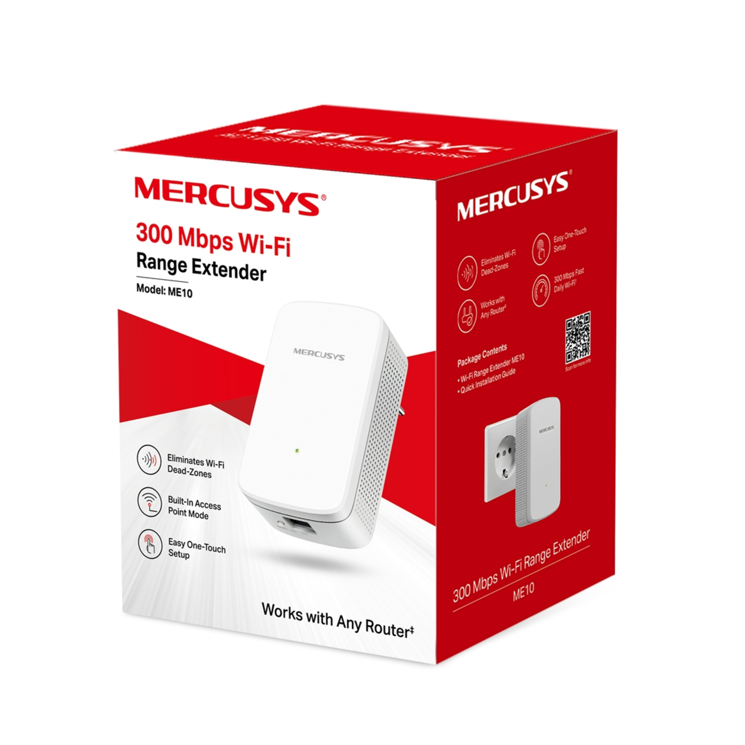 immagine amplificatore ripetitore wifi range extender N300 megabit wireless lan