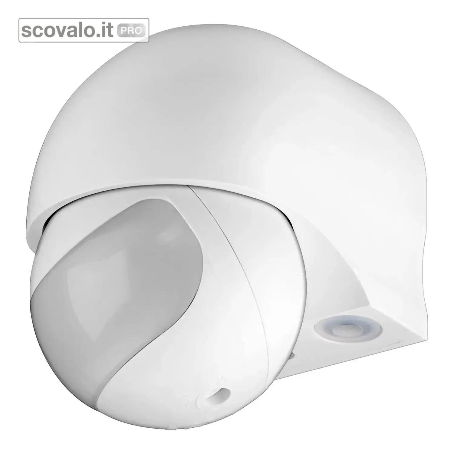 immagine del prodotto Sensore Movimento PIR 180° Parete Bianco 12mt Portata IP44 1200W