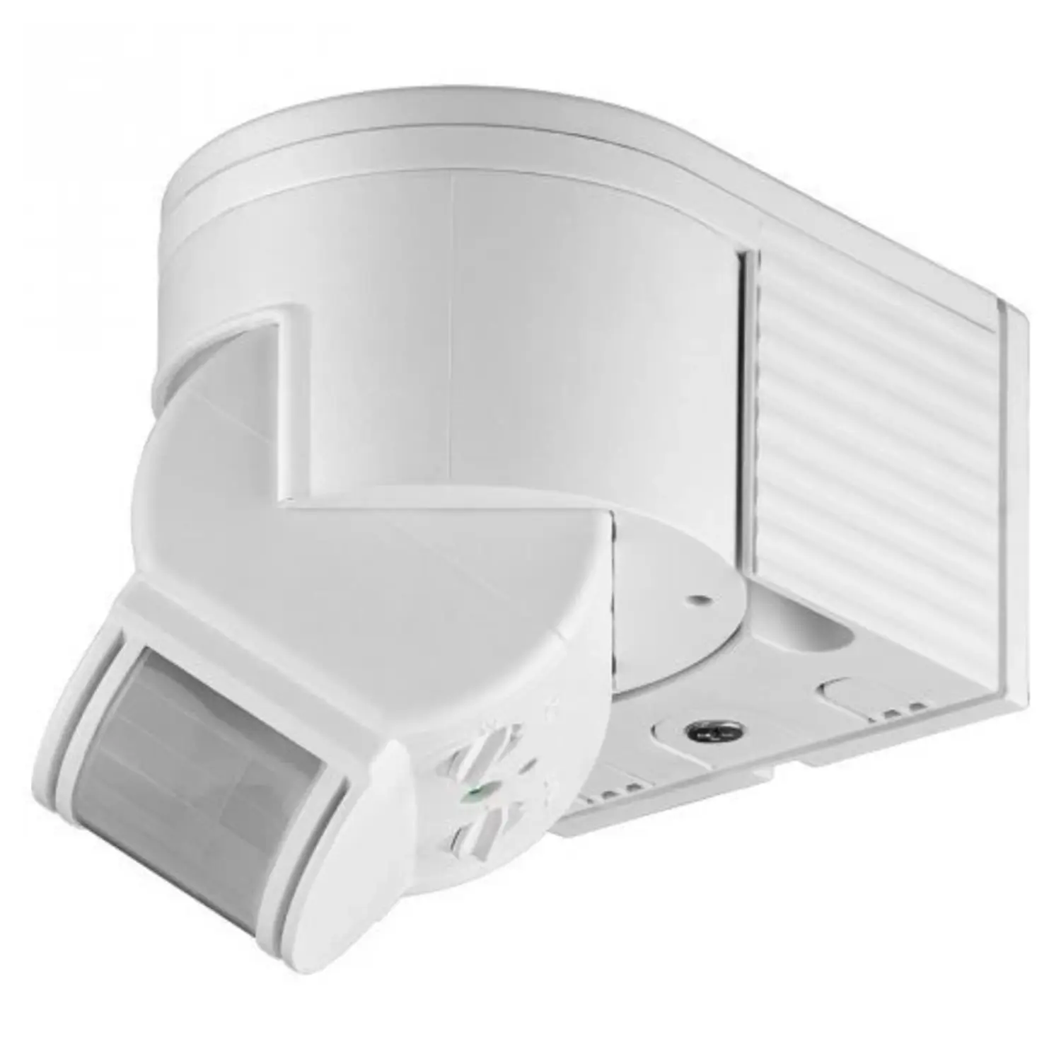 immagine rilevatore di movimento accensione luce sensore infrarossi crepuscolare ip44 bianco