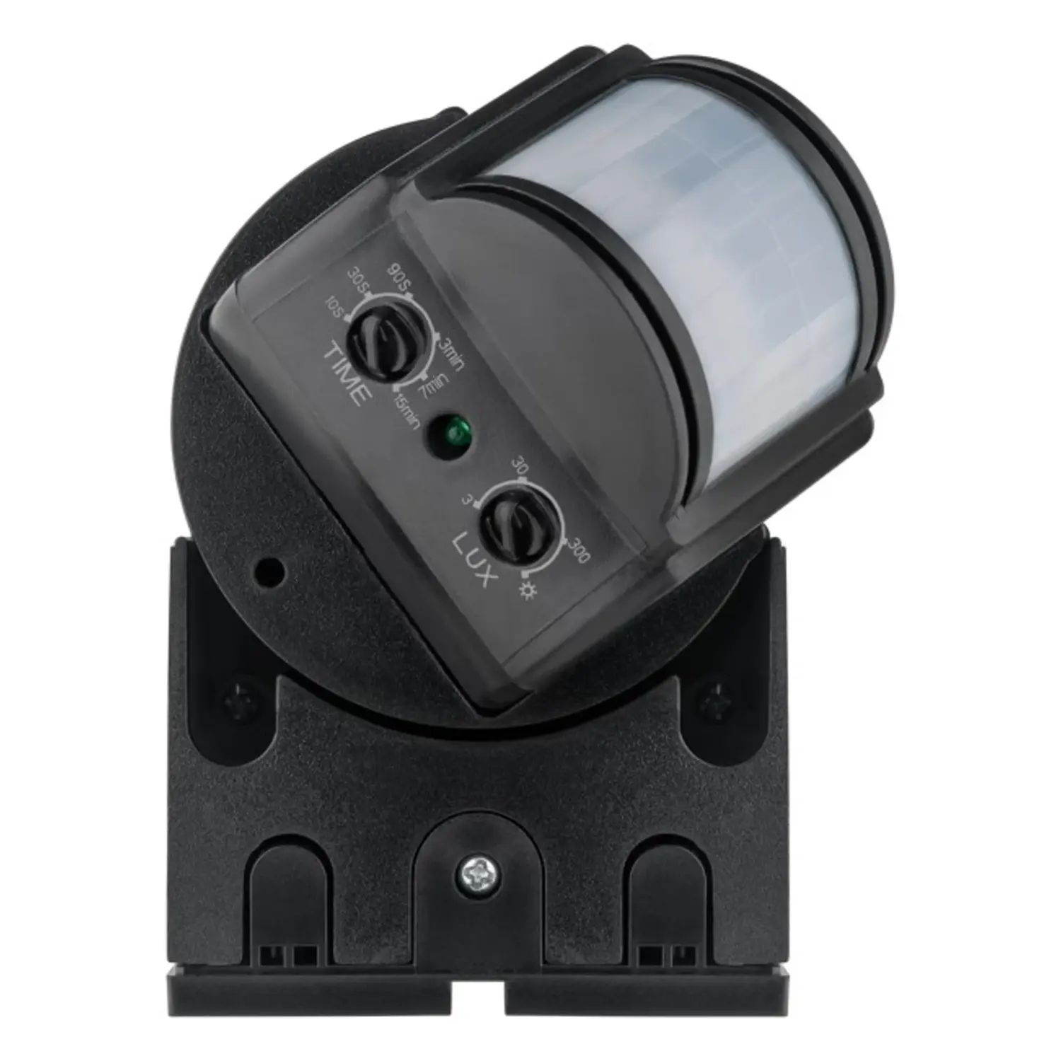 immagine Rilevatore Movimento PIR 180° Esterno IP44 Nero Sensore 12m 1200W