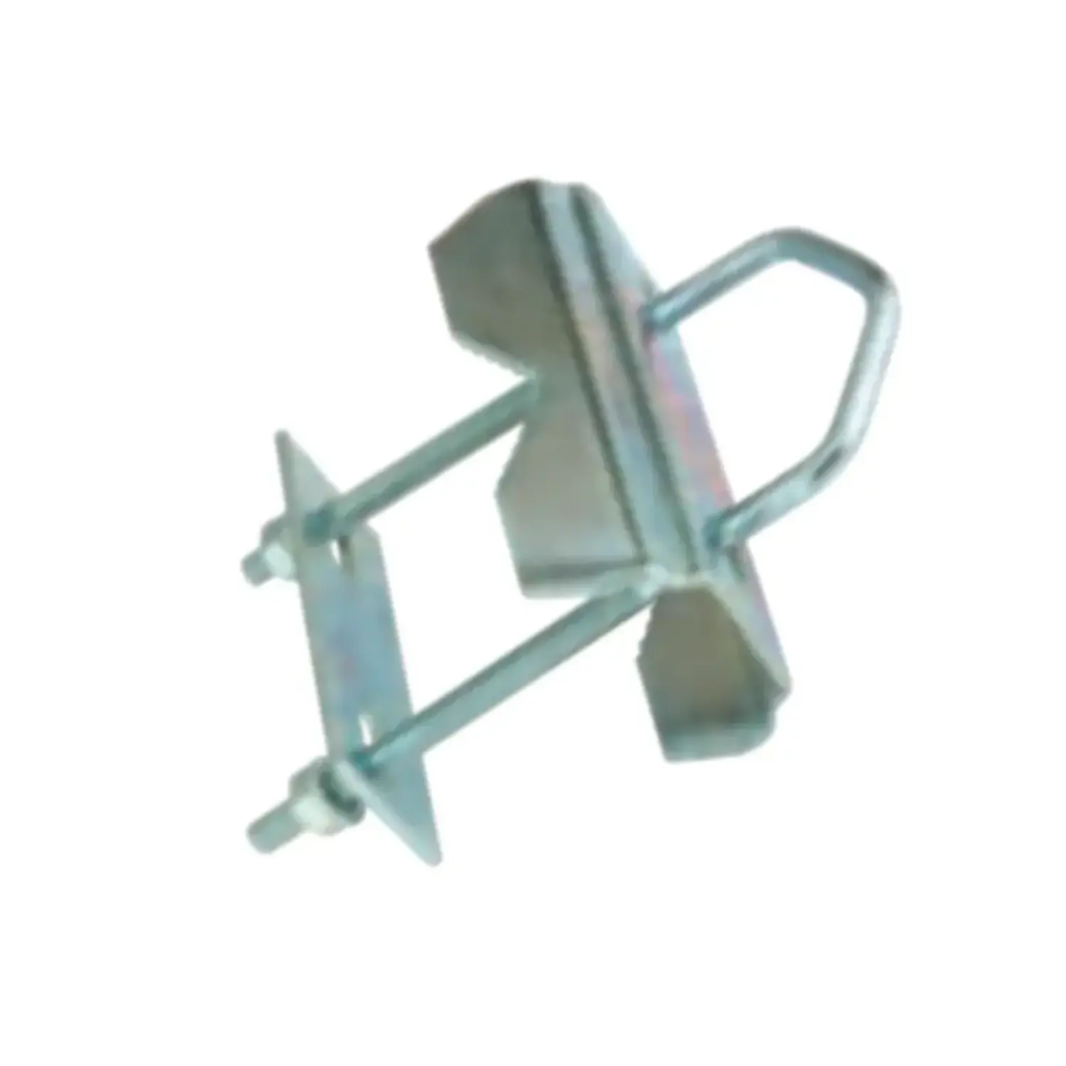 immagine ringhierino per fissaggio palo antenna zanca ringhiera 30-40mm