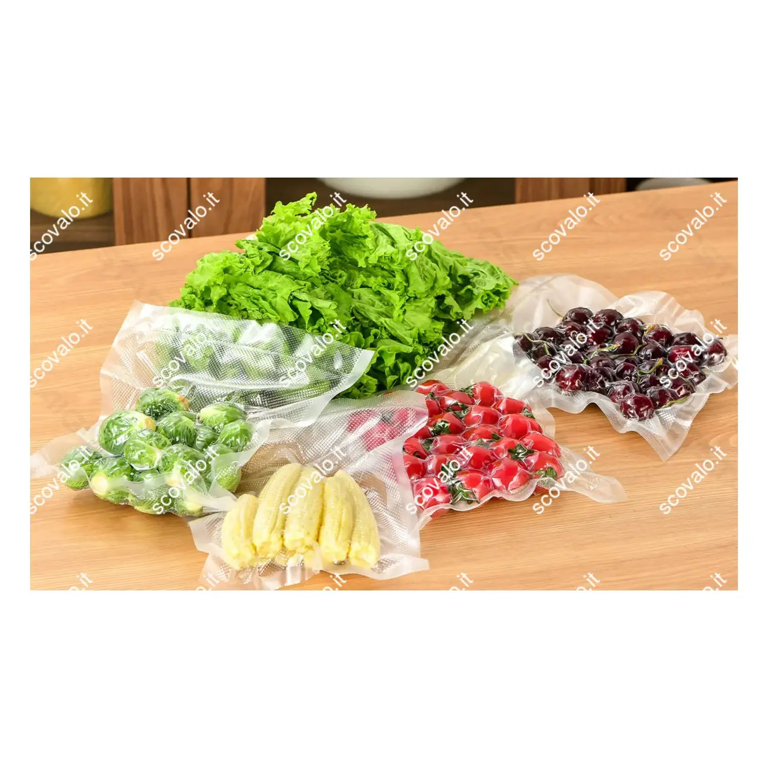 immagine 2 rotoli sacchetti sottovuoto bpa free ritaglio libero