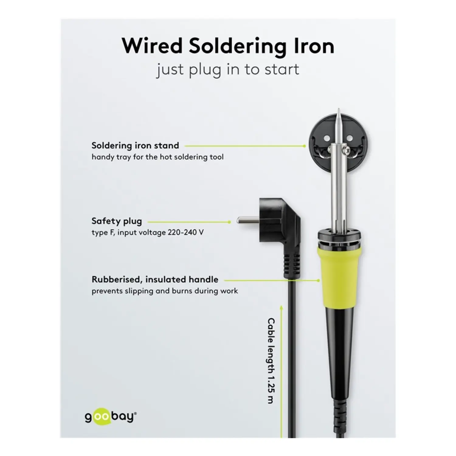 immagine Saldatore 30 Watt 230 Volt con punta di saldatura