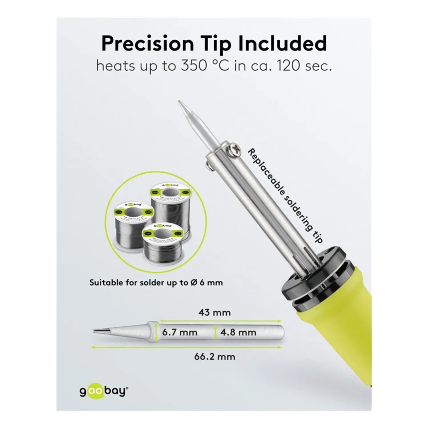 immagine Saldatore 30 Watt 230 Volt con punta di saldatura
