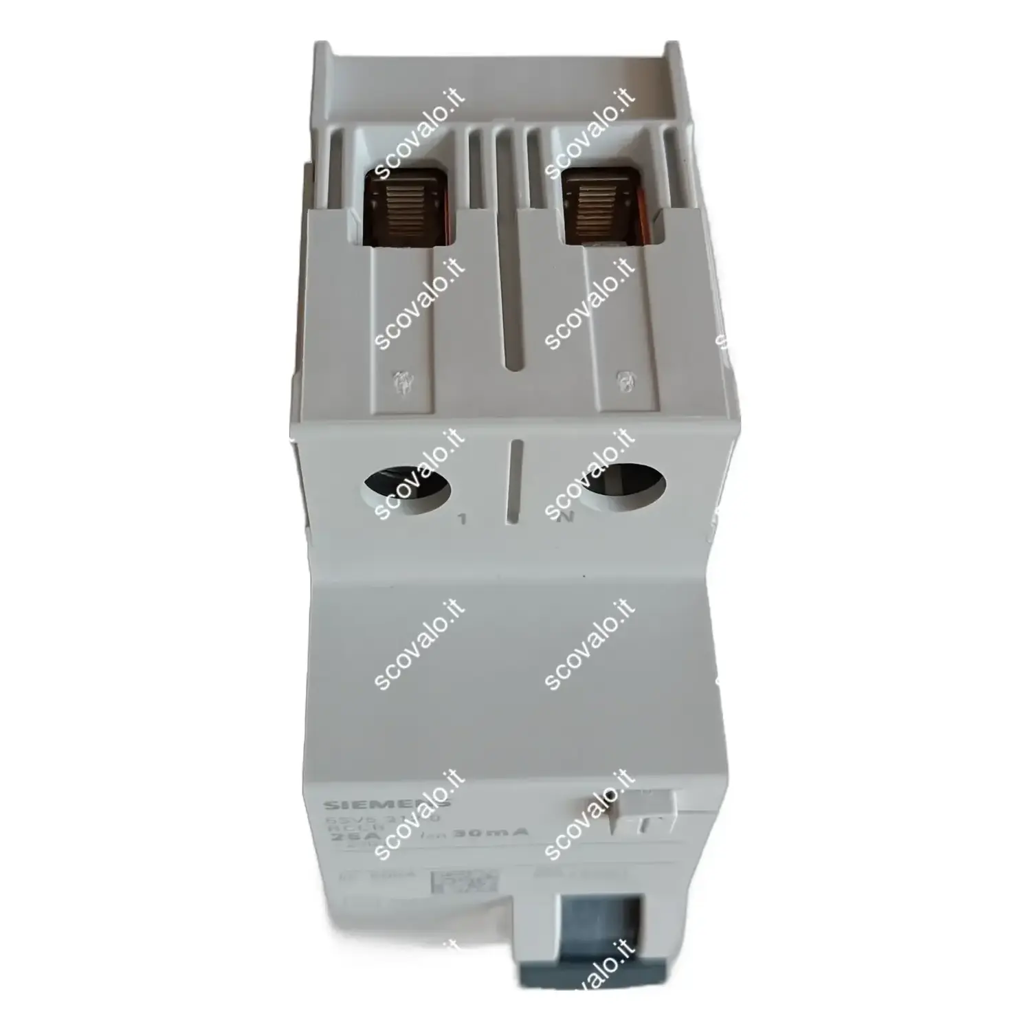 immagine salvavita interruttore differenziale puro 2p 25a 30ma 240v ac