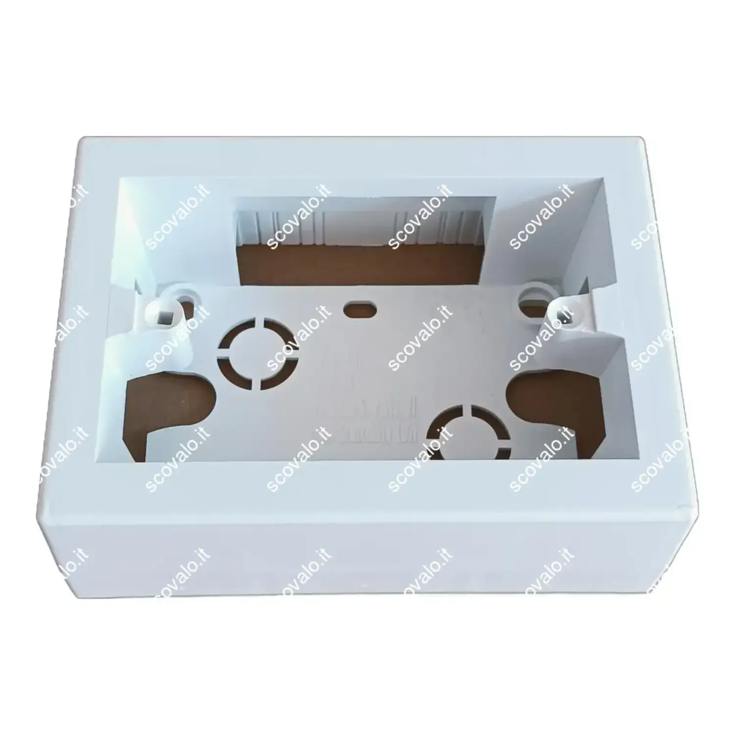 6 Coperture Quadrate In Metallo Per Scatole Elettriche Da 10,2 Cm - Piastre Piatte 4x4 In Ferro Zincato