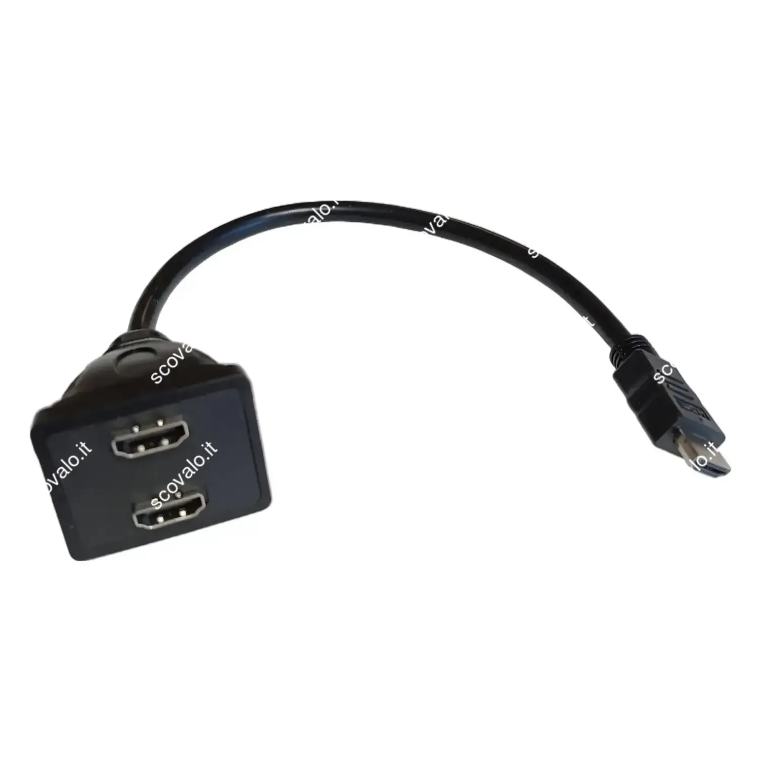 immagine sdoppiatore hdmi adattatore doppio hdmi 19 pin con cavo 