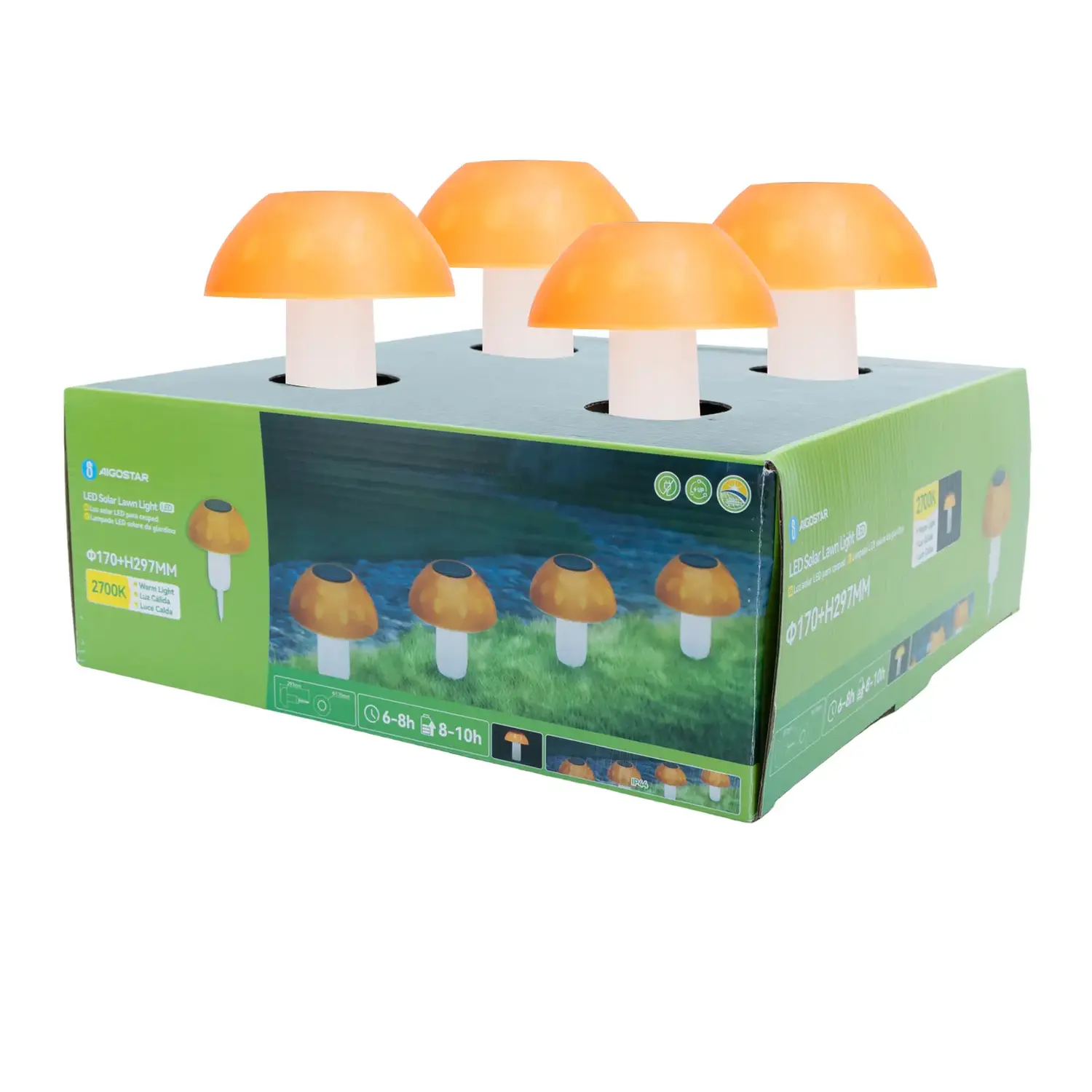 immagine Segnapassi solare a fungo (grande) 2700K