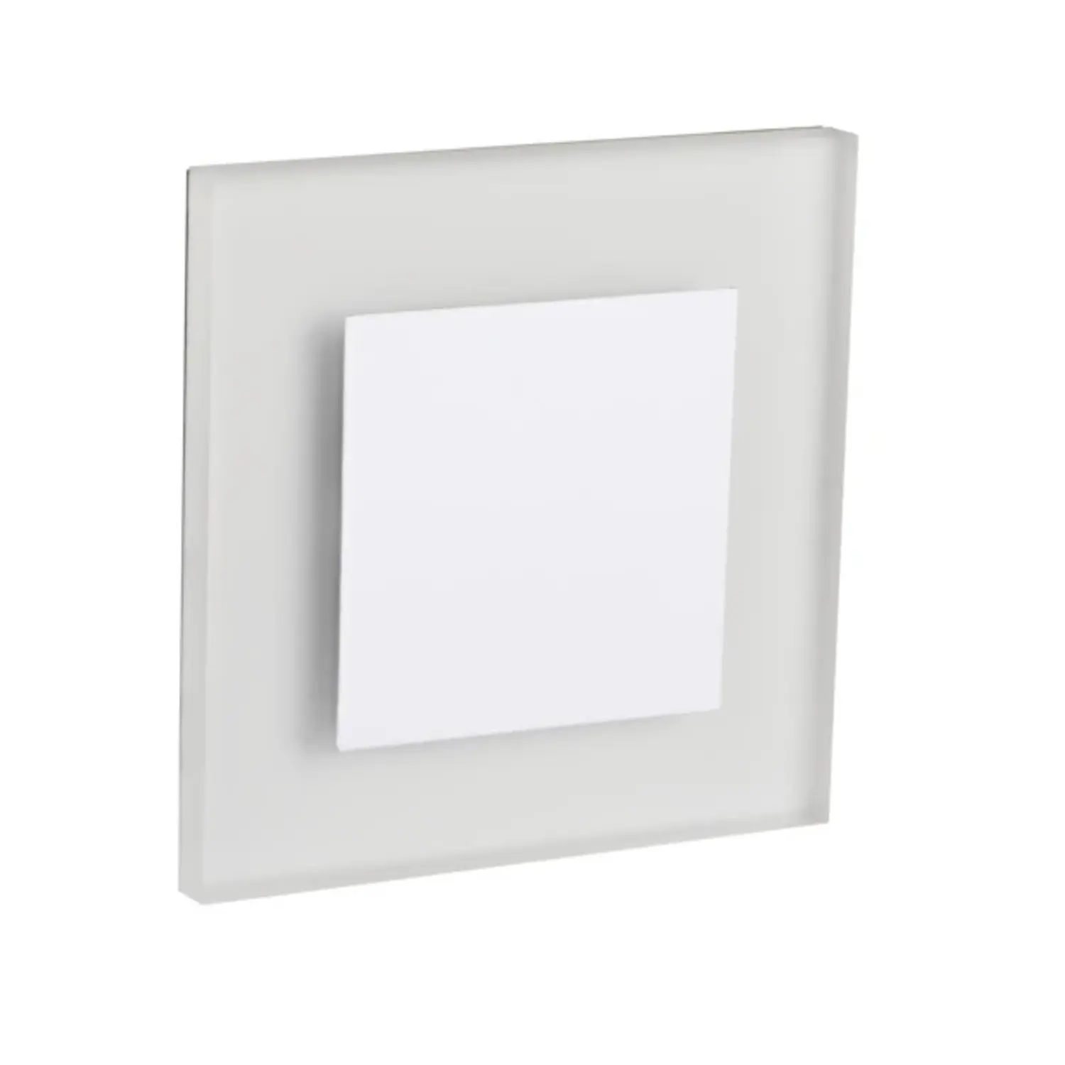 immagine del prodotto segnapasso da incasso led 0,80 watt 12 volt bianco caldo bianco quadrato