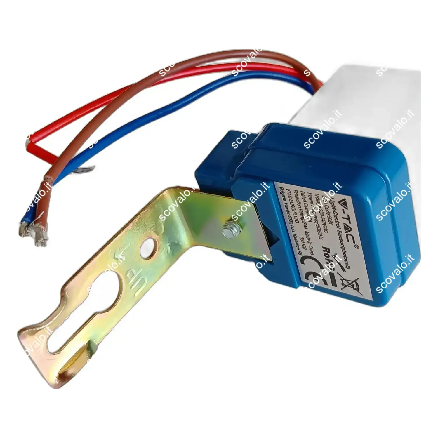 immagine sensore crepuscolare esterno accensione luci 220-240 volt ip44
