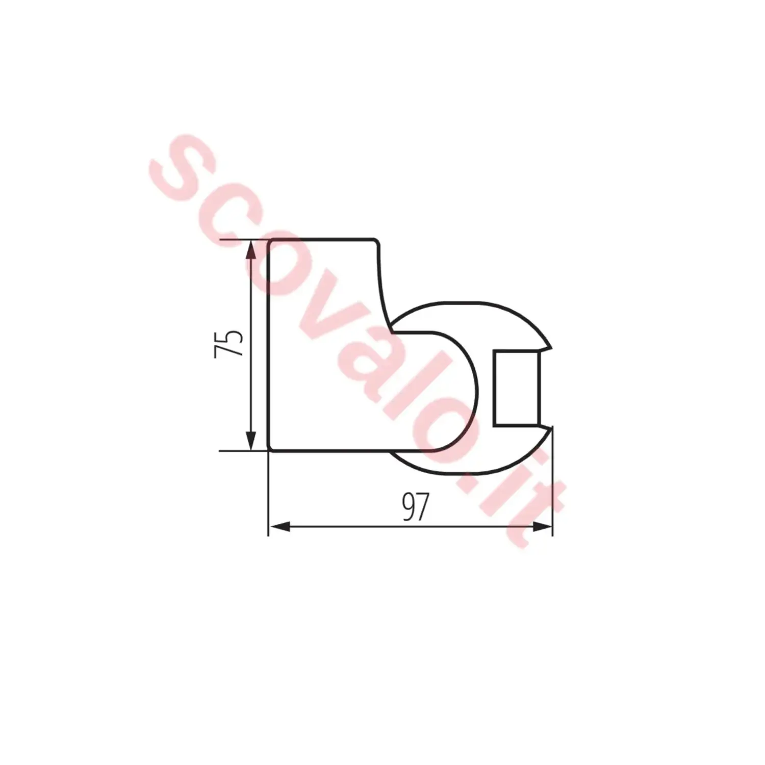 immagine sensore rilevatore di movimento crepuscolare parete esterno bianco ip44