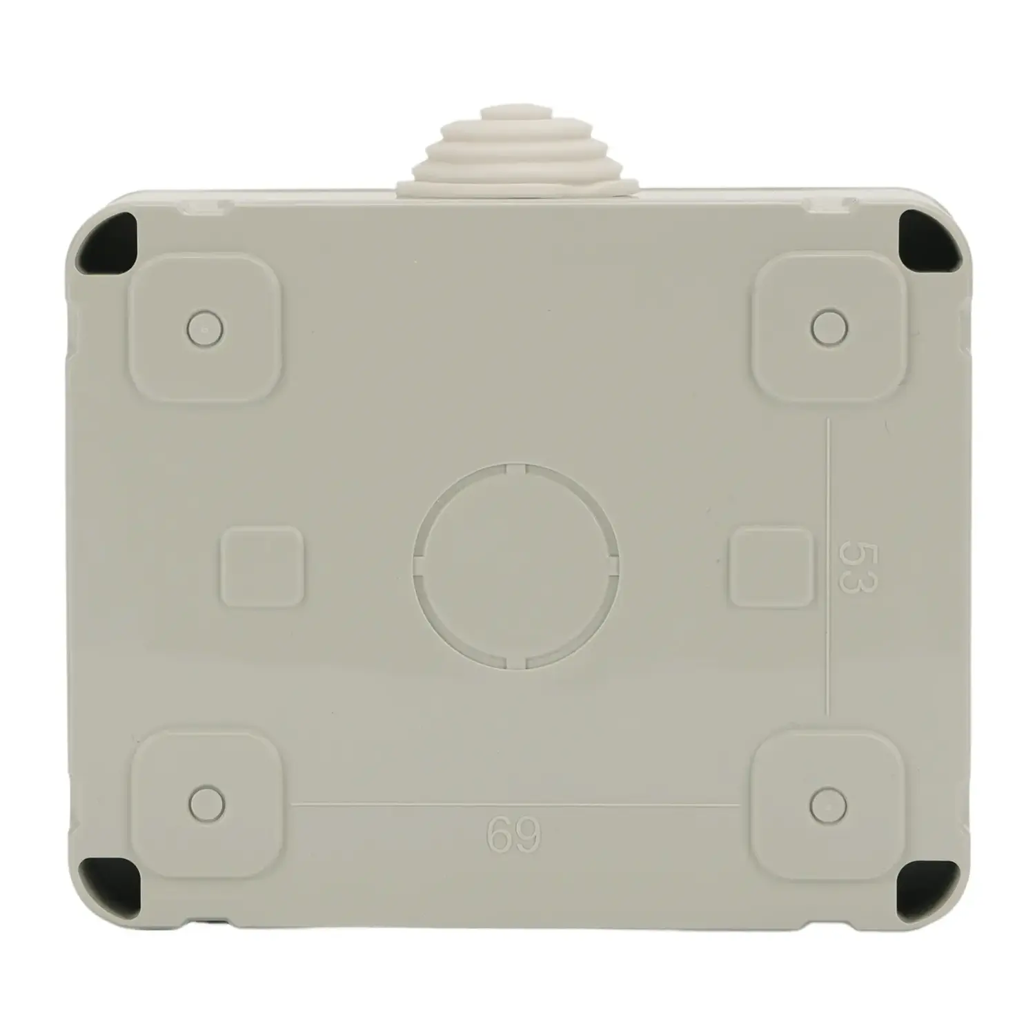 immagine cassetta 2 interruttori e presa compatibile vimar plana scatola