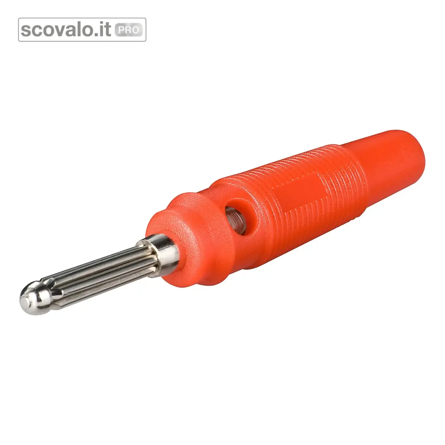 immagine del prodotto Spina Banana Audio 4mm Rosso Connessione Avvitabile per Altoparlanti