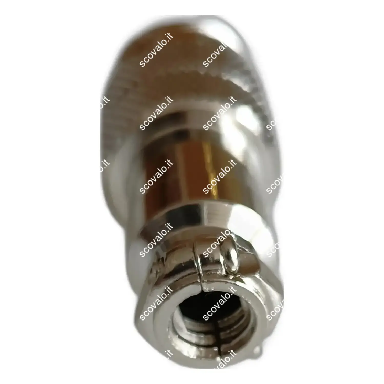immagine spina connettore microfono 6 poli in metallo ad avvitare canon