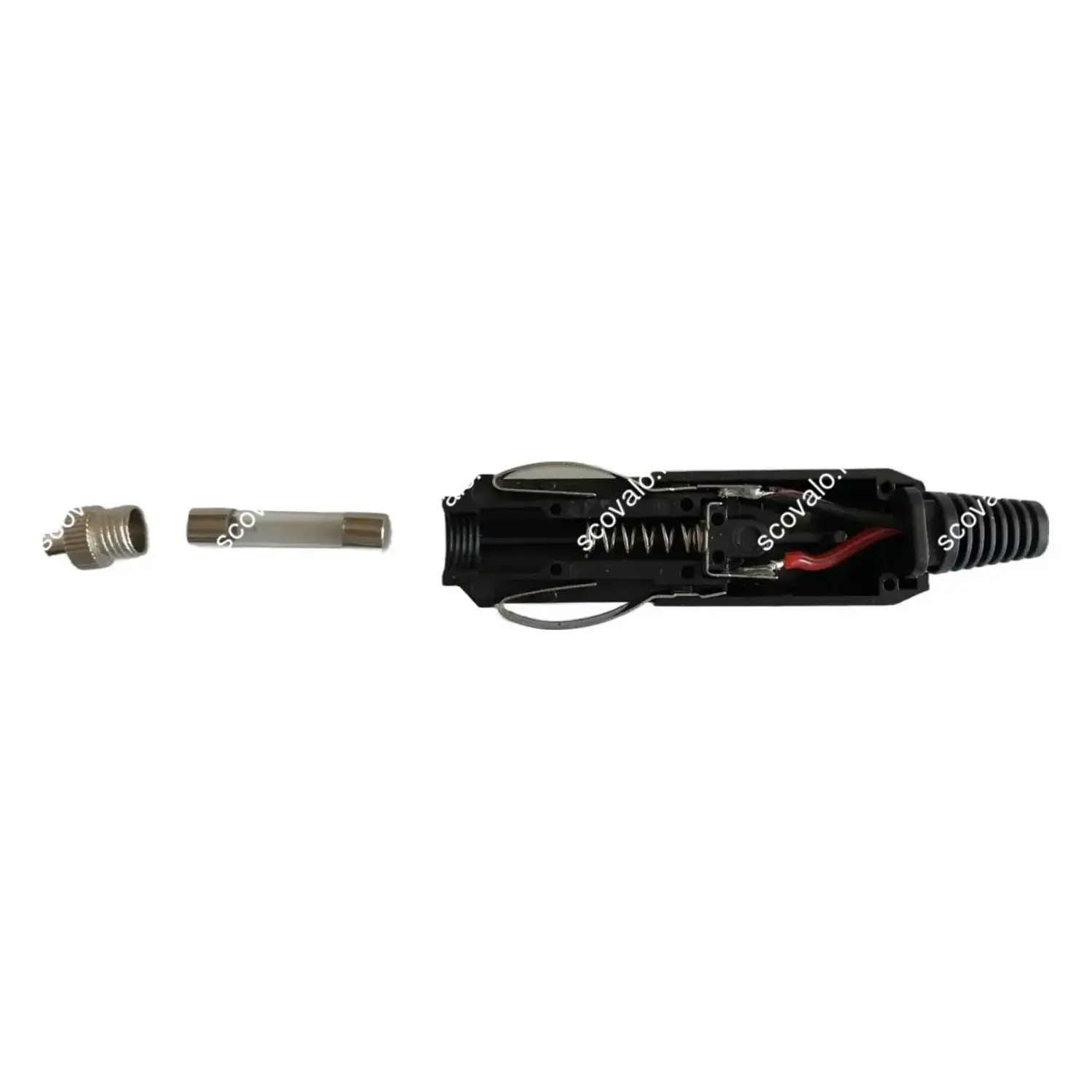 immagine Spina Accendisigari Auto 12V con Fusibile 5A per Cavo 5.5mm