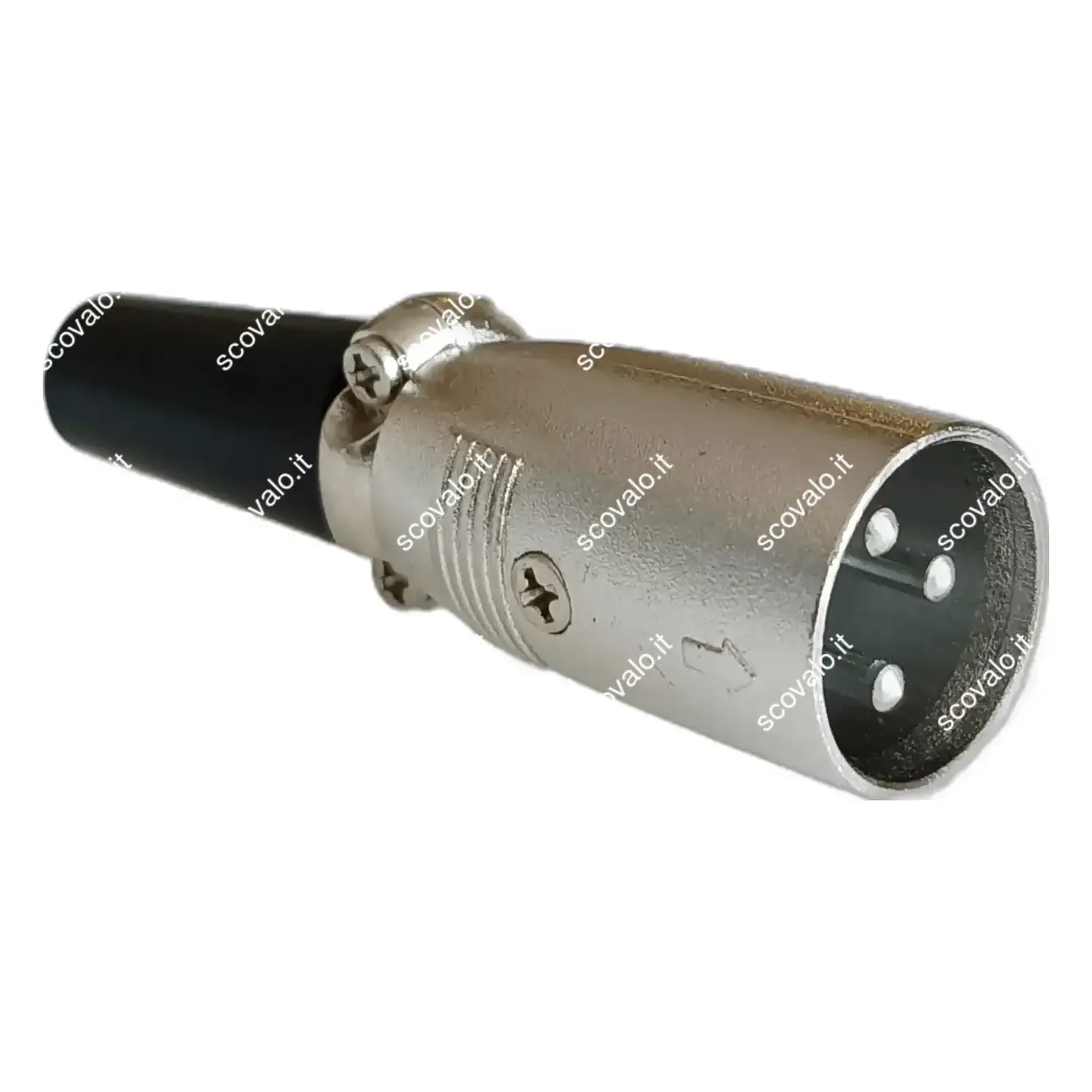 immagine spina per microfono canon xlr 3 poli connettore maschio