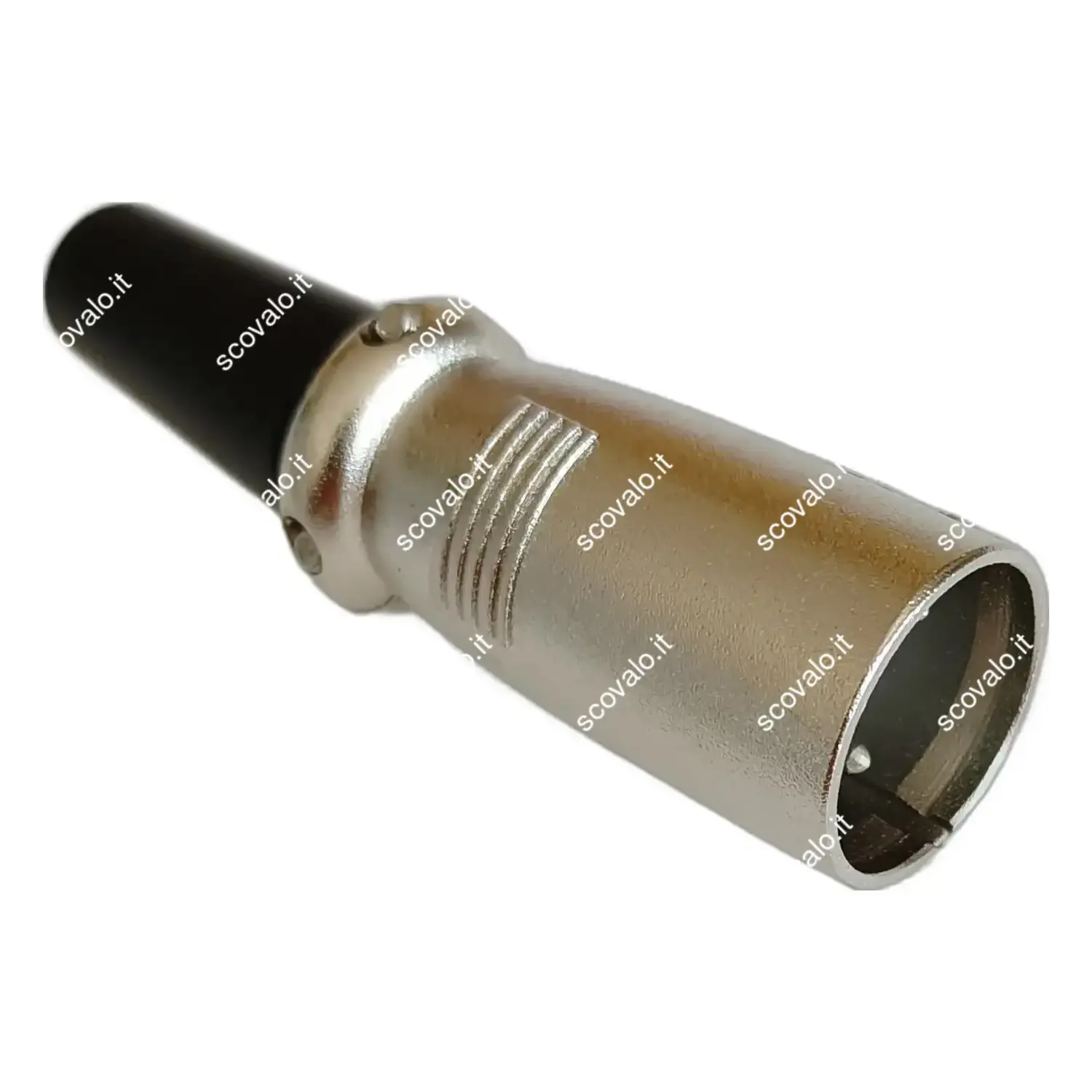 immagine spina per microfono xlr canon 4 poli con guida cavo