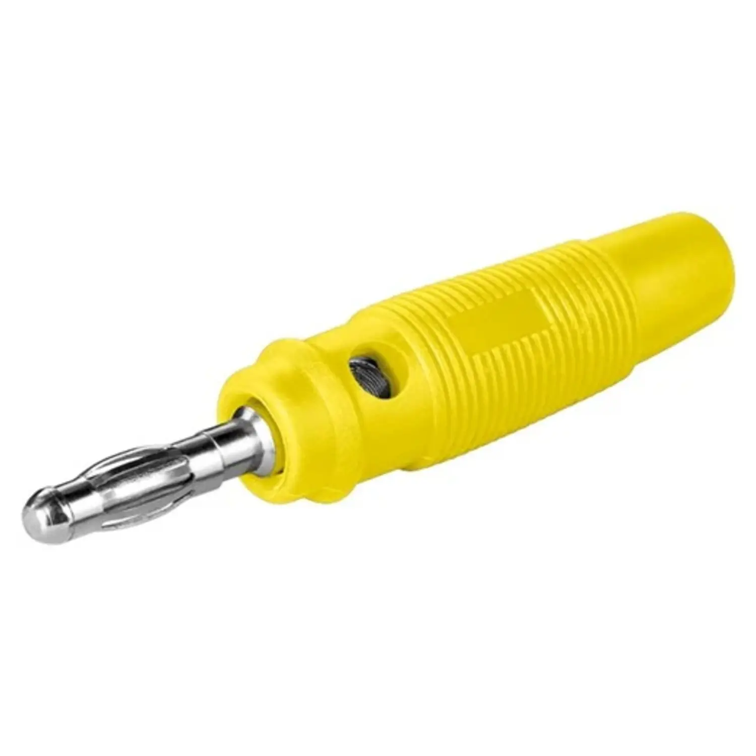 immagine del prodotto spina banana volante da laboratorio foro 4 mm audio giallo