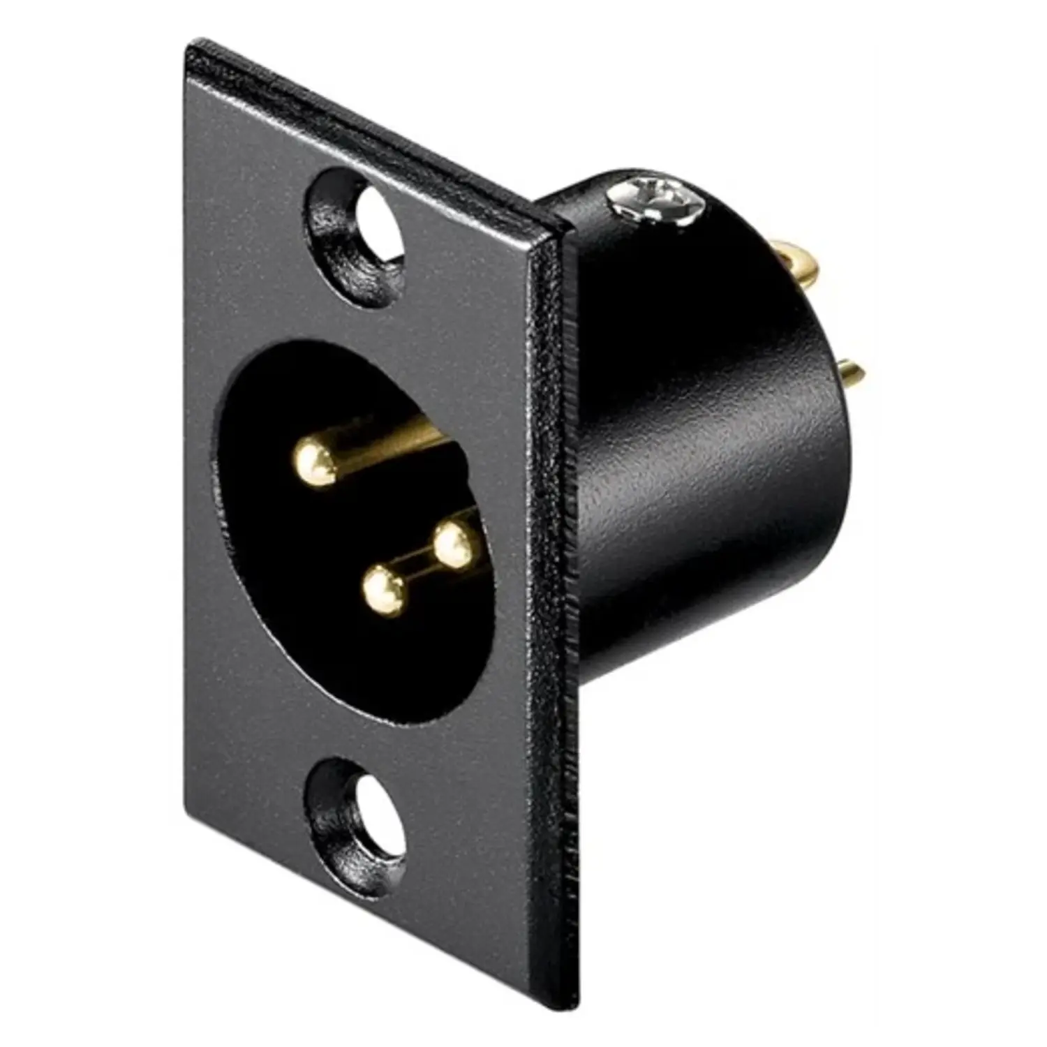 immagine del prodotto spina xlr canon microfono da pannello 3 poli contatti placcati oro maschio