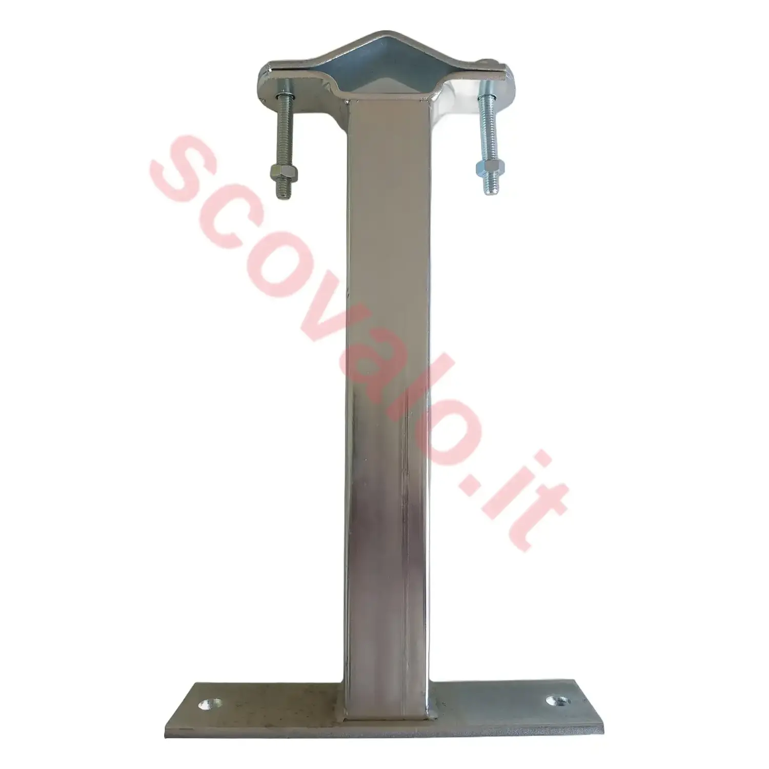 immagine Staffa Zanca Antenna TV 30cm Metallo Zincato Fissaggio Palo 20-60mm