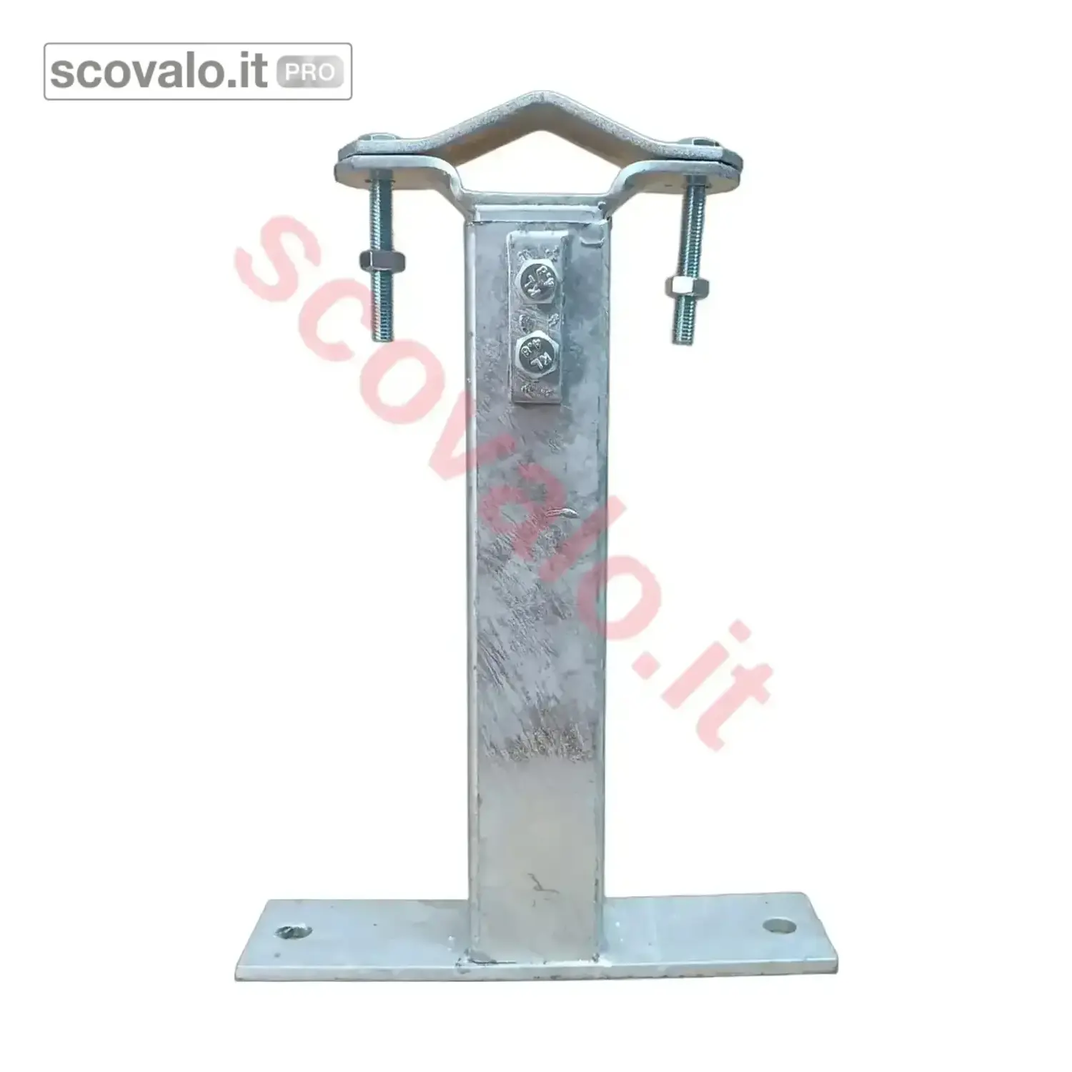 immagine del prodotto Staffa Telescopica Antenna TV 25-45cm Fissaggio Palo 20-60mm Zincata
