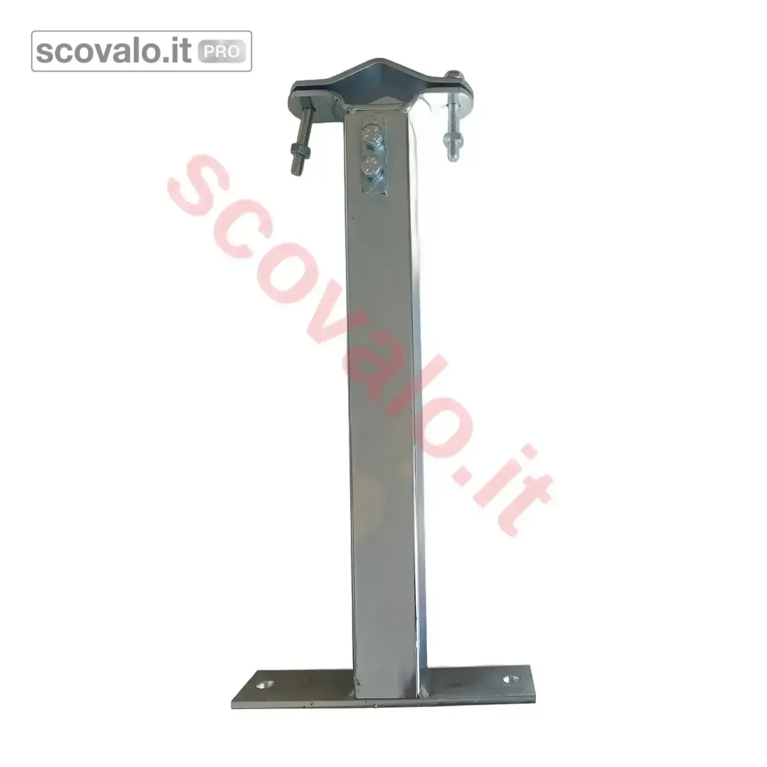 immagine del prodotto Staffa Telescopica 40-70 cm Fissaggio Palo Antenna TV Zincata 20-60 mm