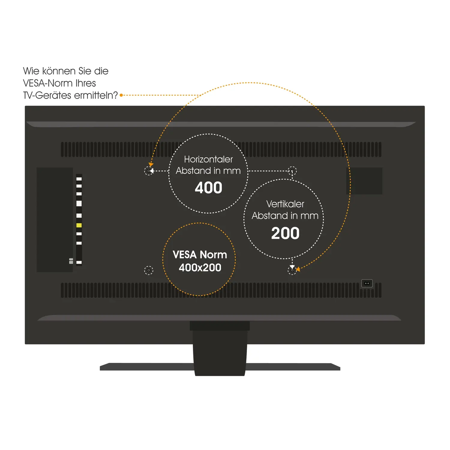 immagine Staffa TV Doppio Braccio 23-42 pollici My Wall VESA 75-200 Inclina/Ruota