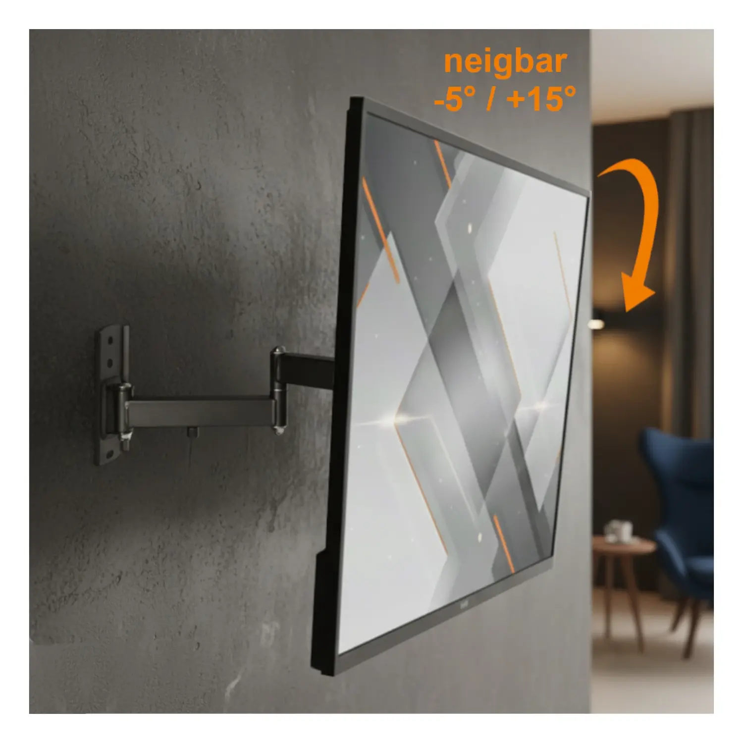 immagine Staffa TV Doppio Braccio 23-42 pollici My Wall VESA 75-200 Inclina/Ruota