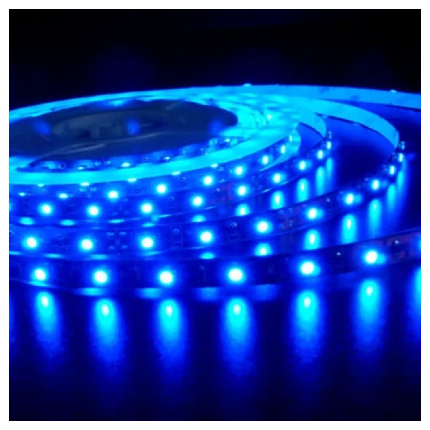 immagine del prodotto striscia strip led stagna ip65 3.6 watt led3528 blu 5 mt