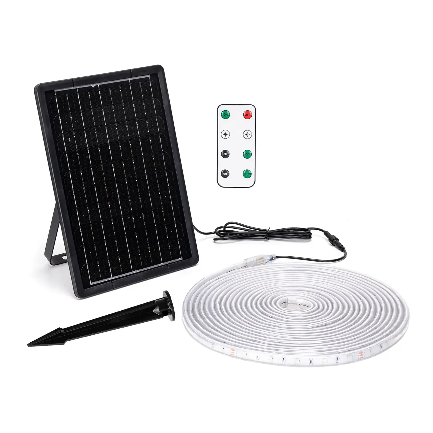 immagine Striscia LED solare 10m RGB 100W