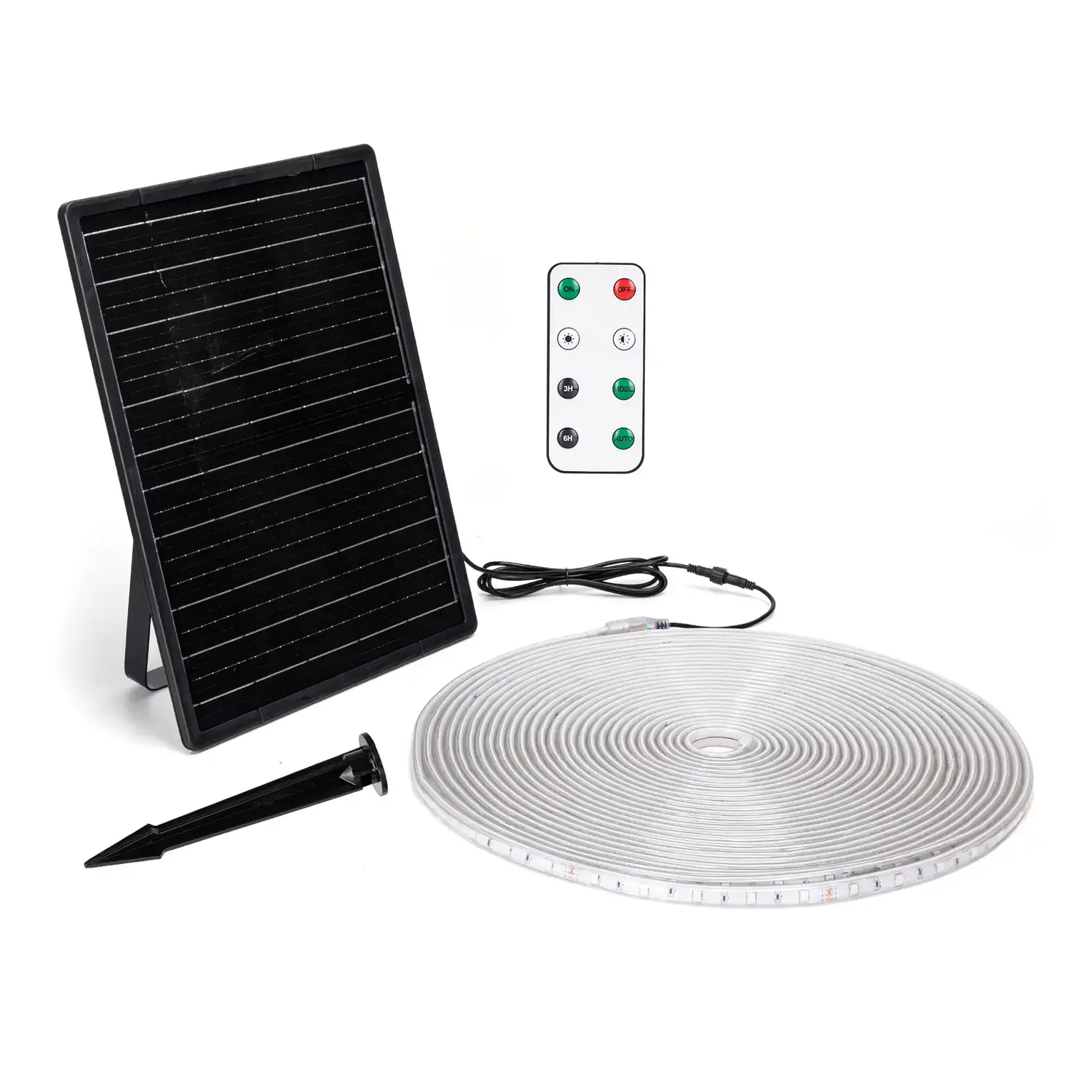 immagine Striscia LED solare 20m RGB 200W